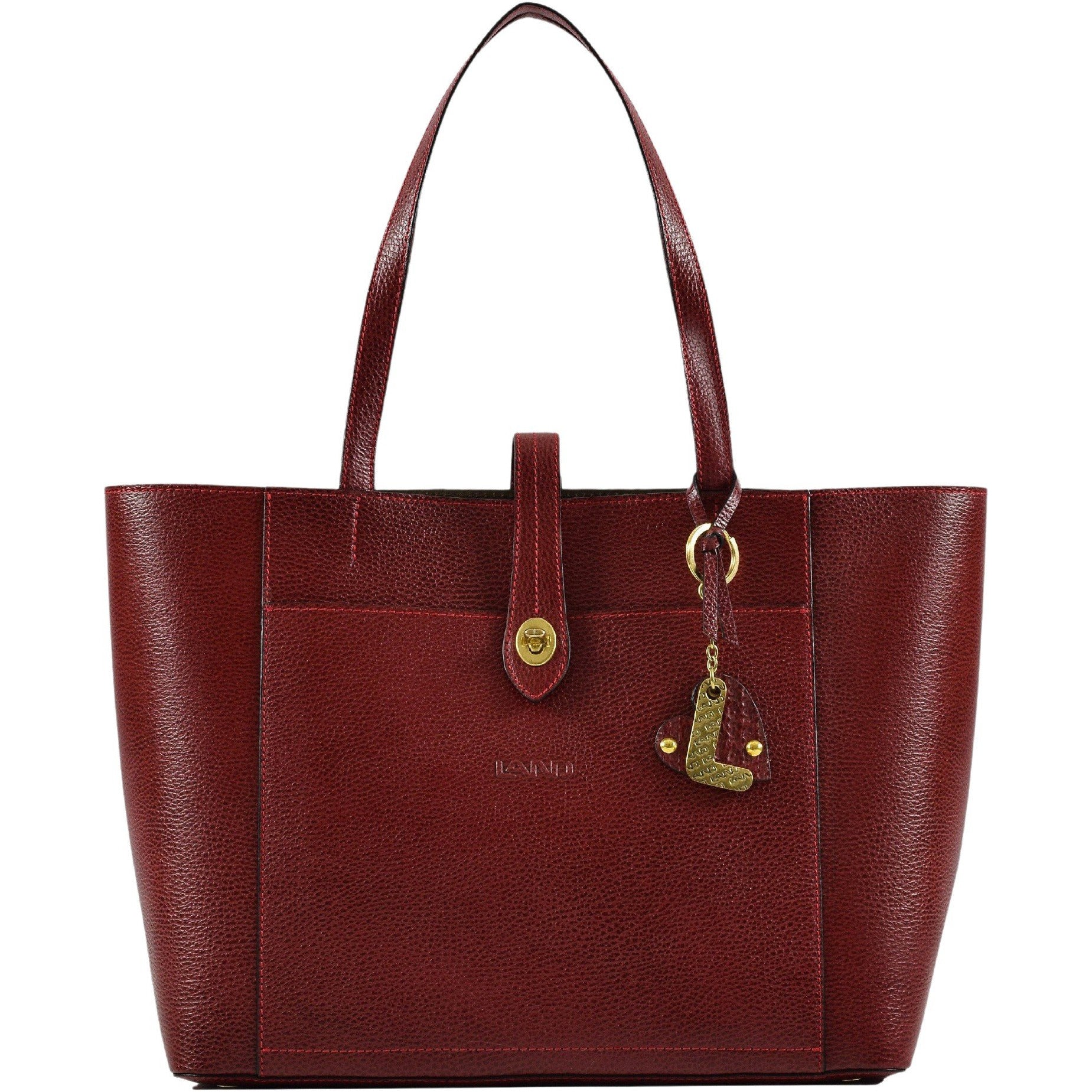 Bisenzio Ruby Shopper - LAND Leather Goods