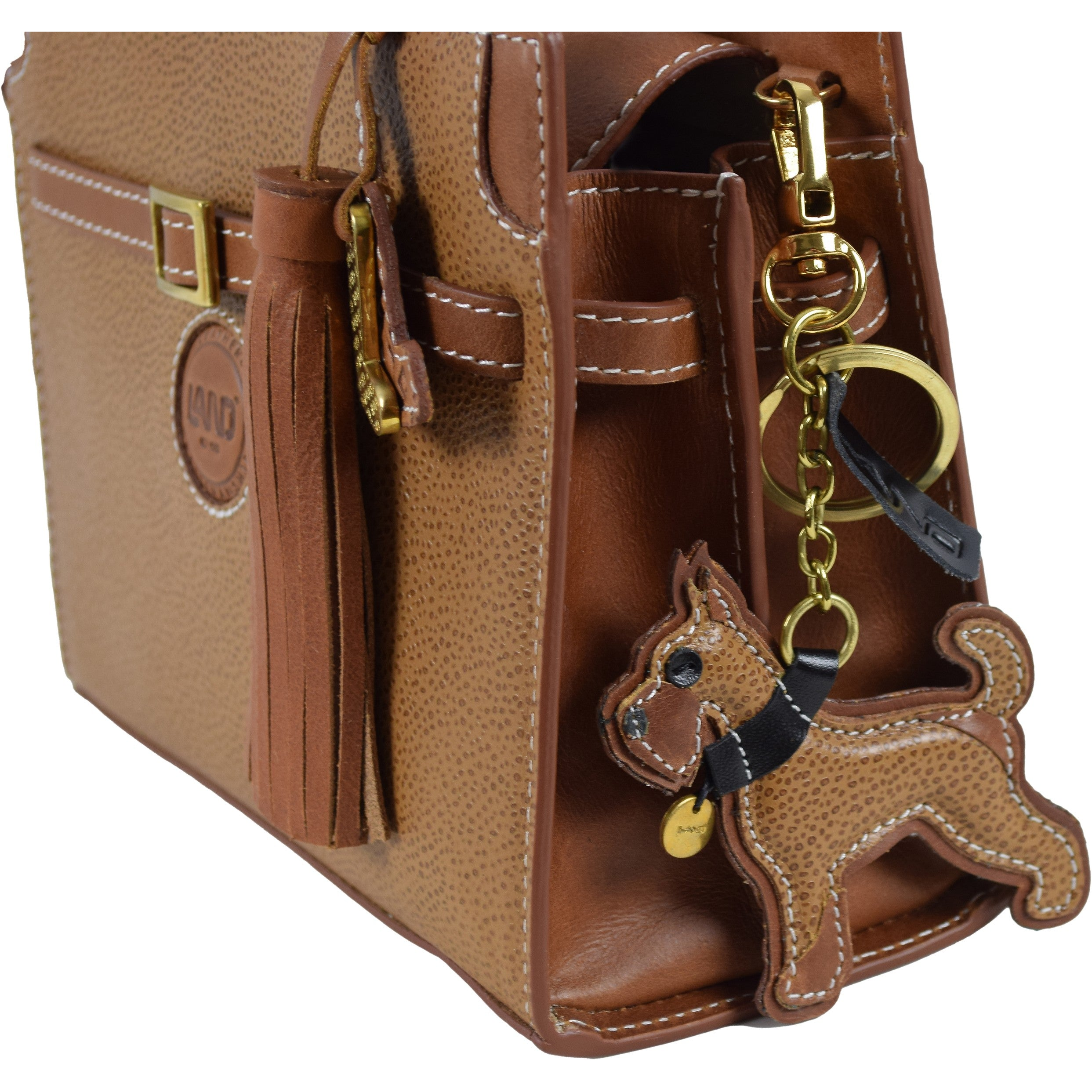 K-9 Friend Keyring, Key Ring | LAND Leather Goods