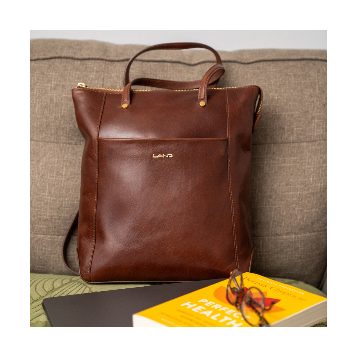 The Sheyenne Convertible Backpack, Handbag | LAND Leather Goods