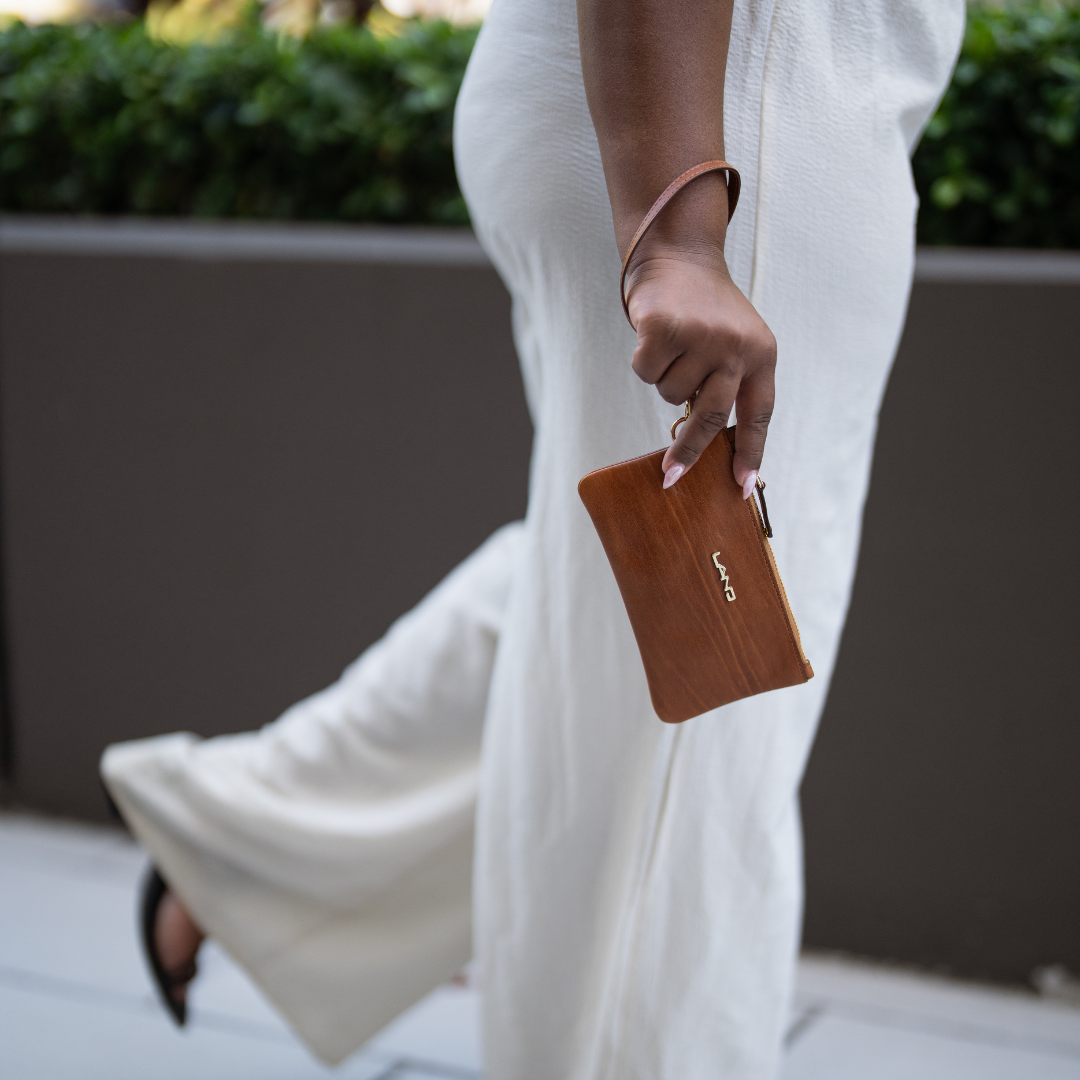 Ladies London Clutch, Wristlet | LAND Leather Goods