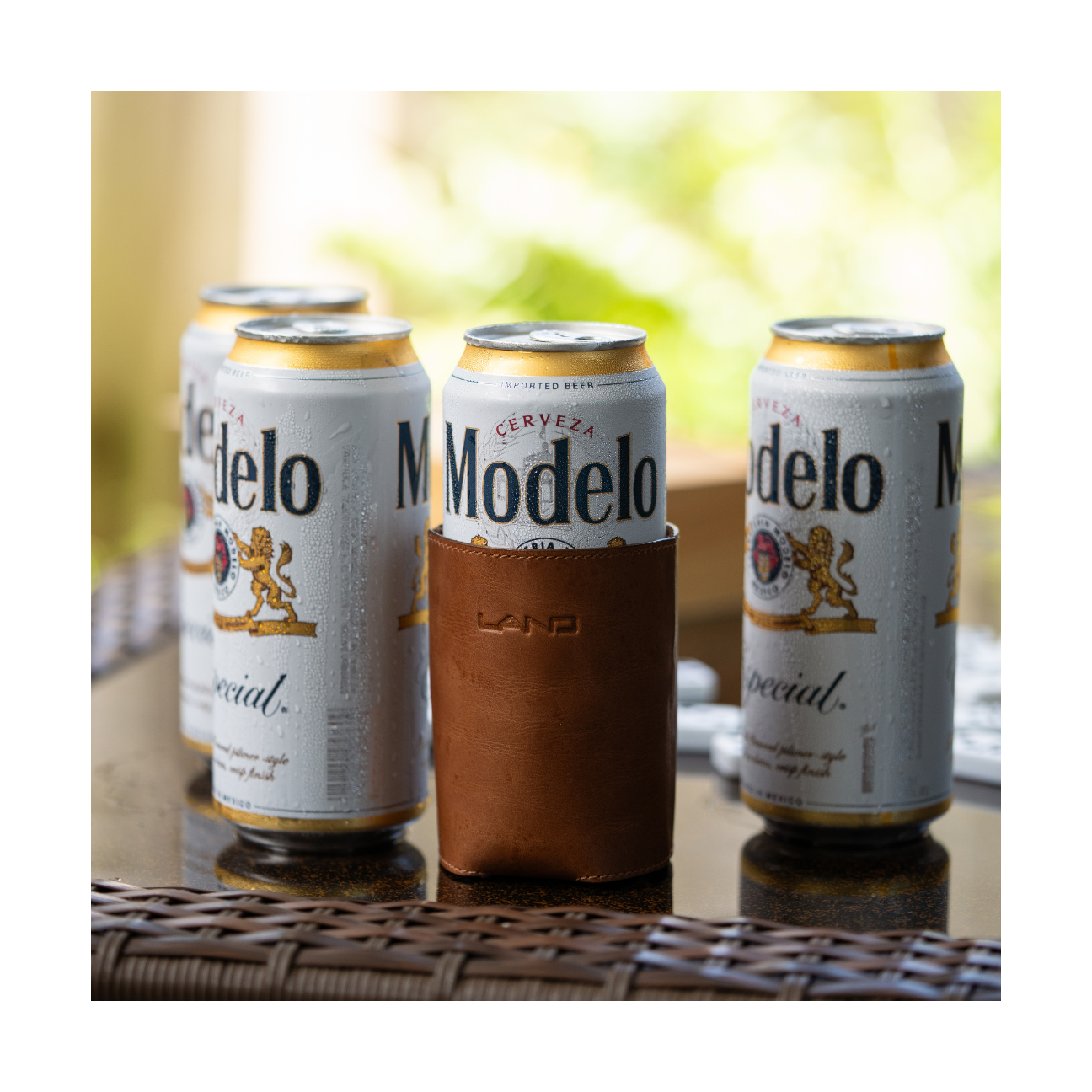 The Koozie, Drink Coozie | LAND Leather Goods