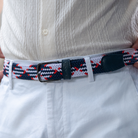 Braided Stretch Belt, Belt | LAND Leather Goods