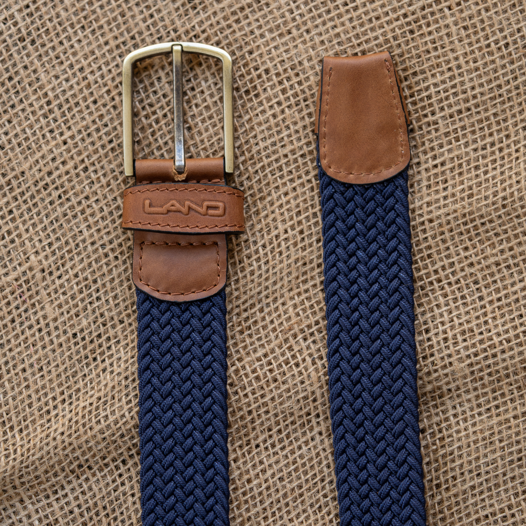 Braided Stretch Belt, Belt | LAND Leather Goods