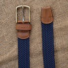 Braided Stretch Belt, Belt | LAND Leather Goods