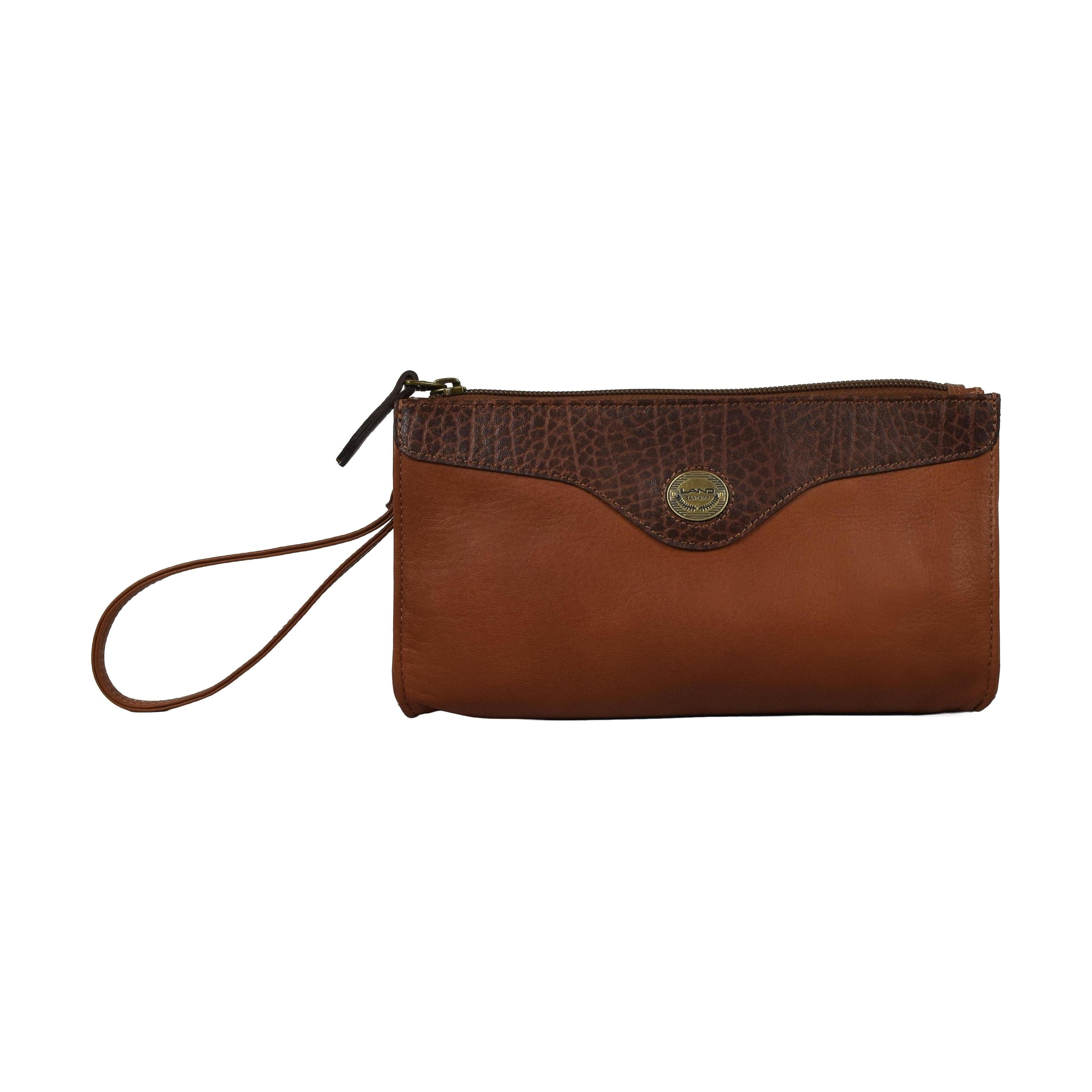 Wristlet Clutch, Wristlet | LAND Leather Goods