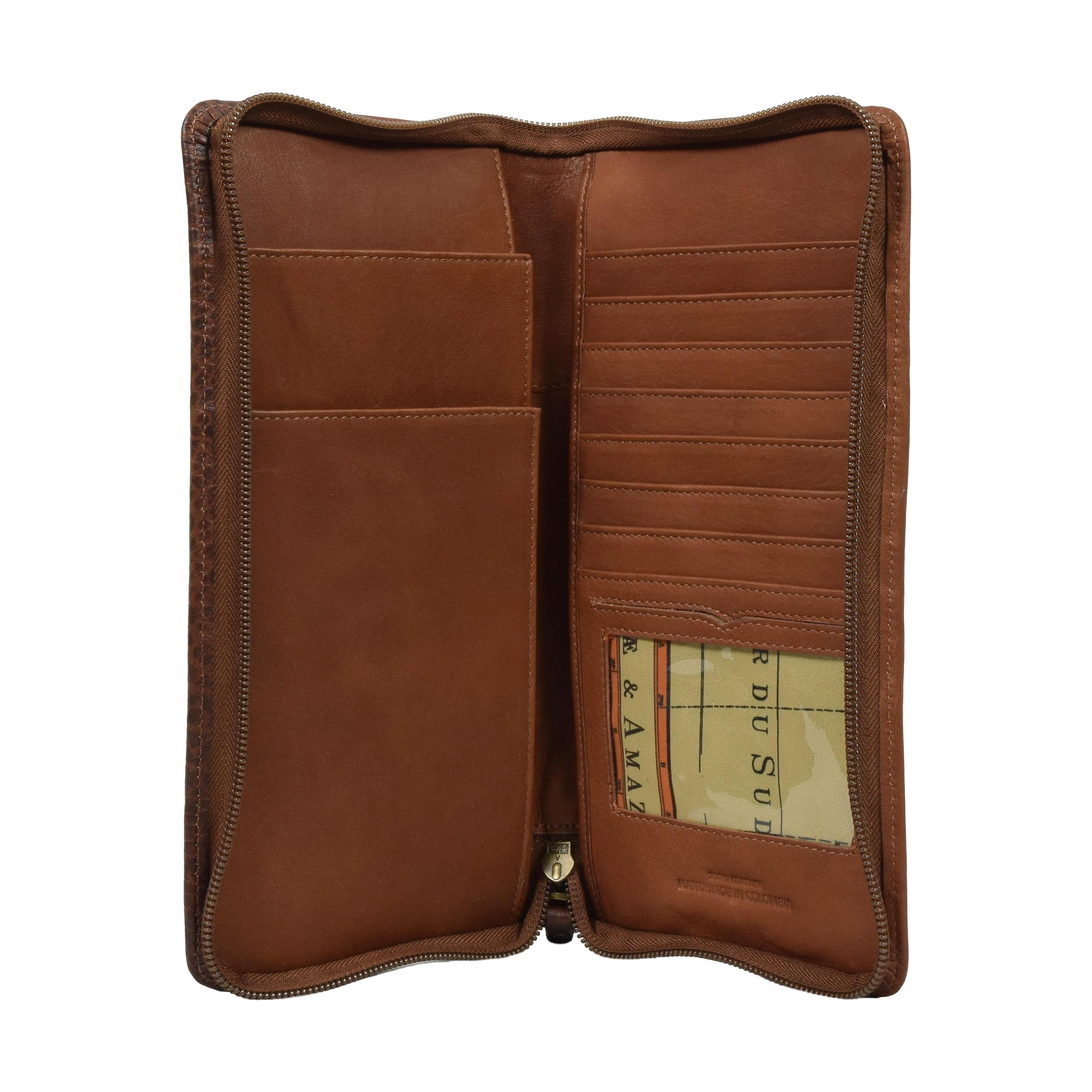 Zip Around Travel Organizer, Travel Organizer | LAND Leather Goods