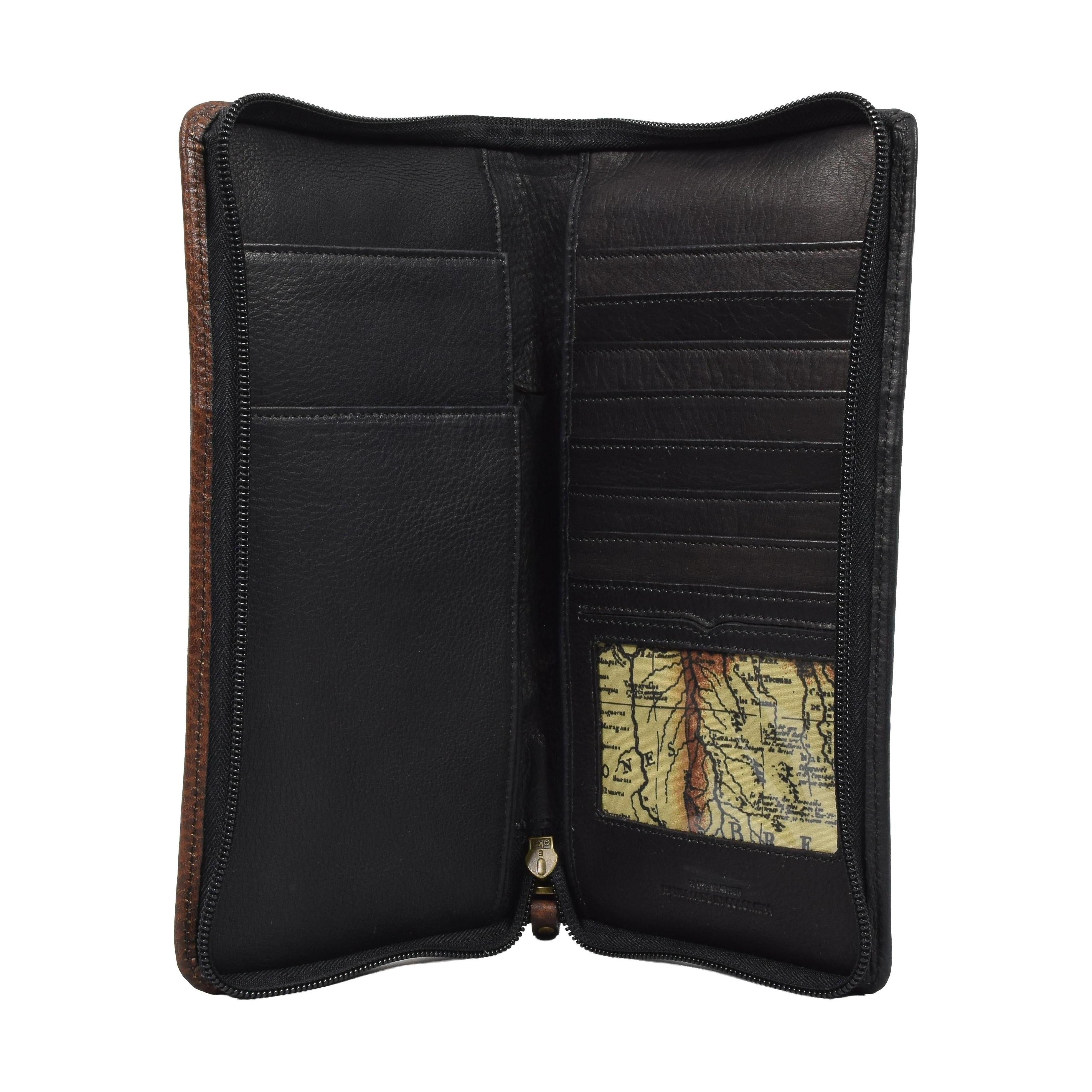 Zip Around Travel Organizer, Travel Organizer | LAND Leather Goods