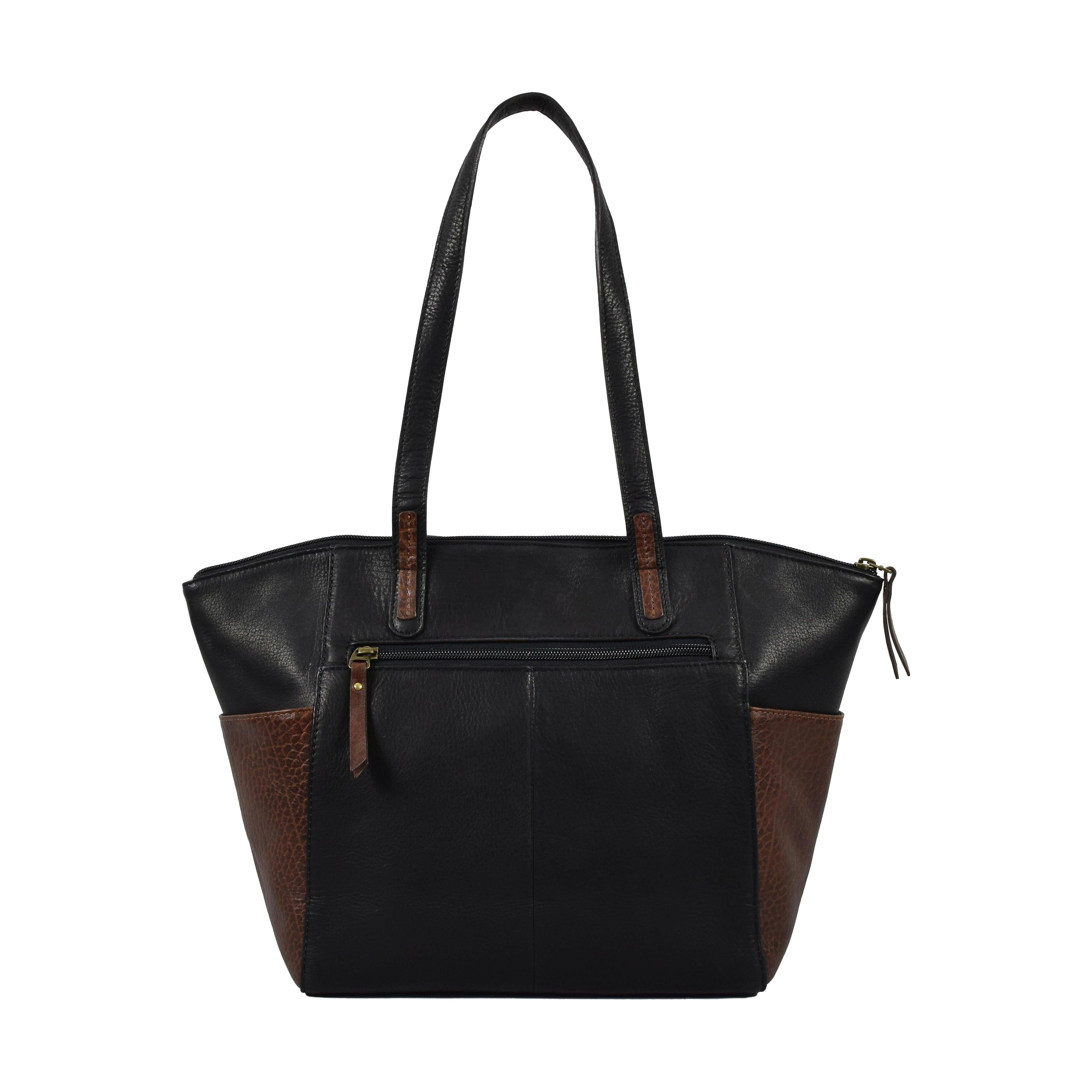 Zip Top Tote – LAND Leather Goods