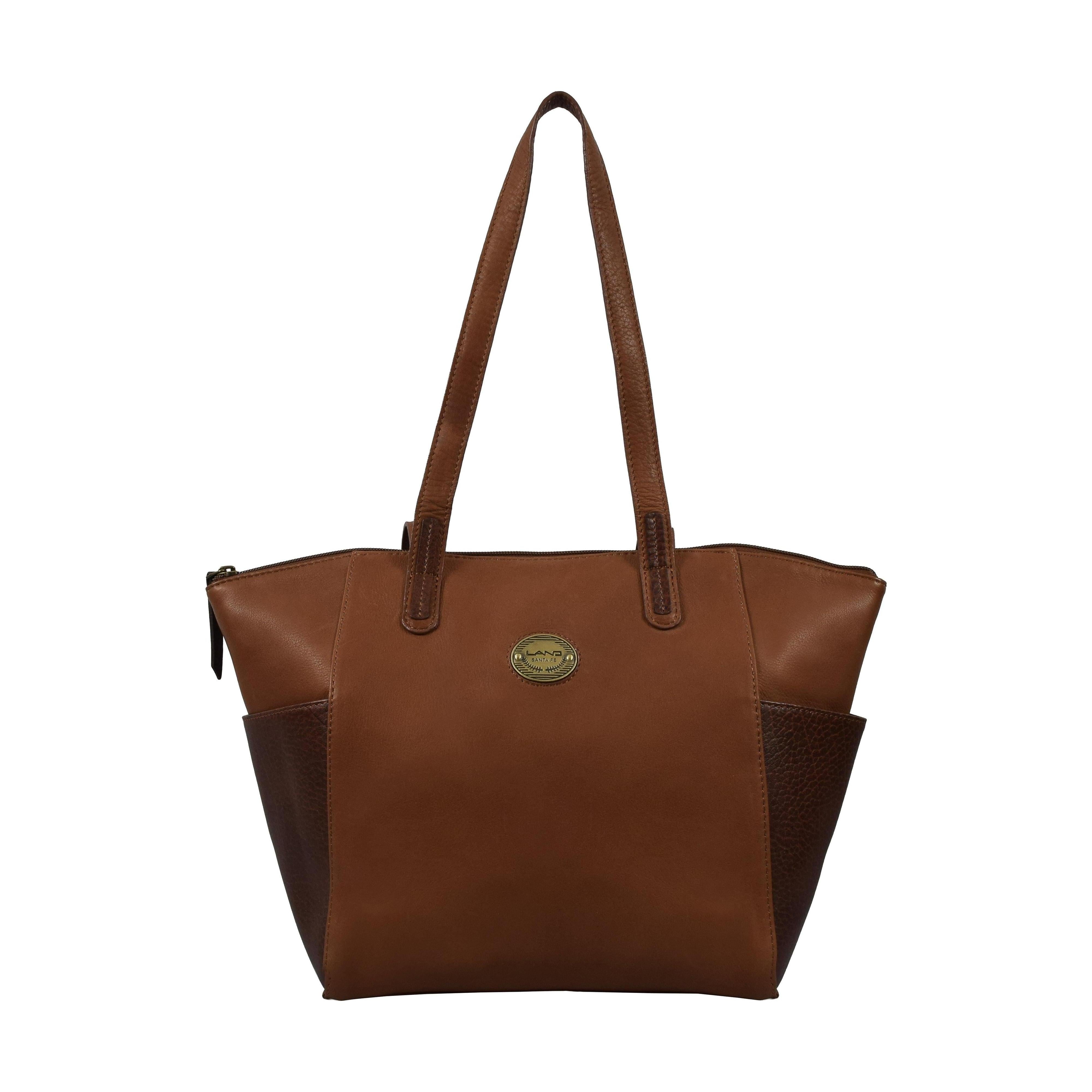 Zip Top Tote, Handbag | LAND Leather Goods