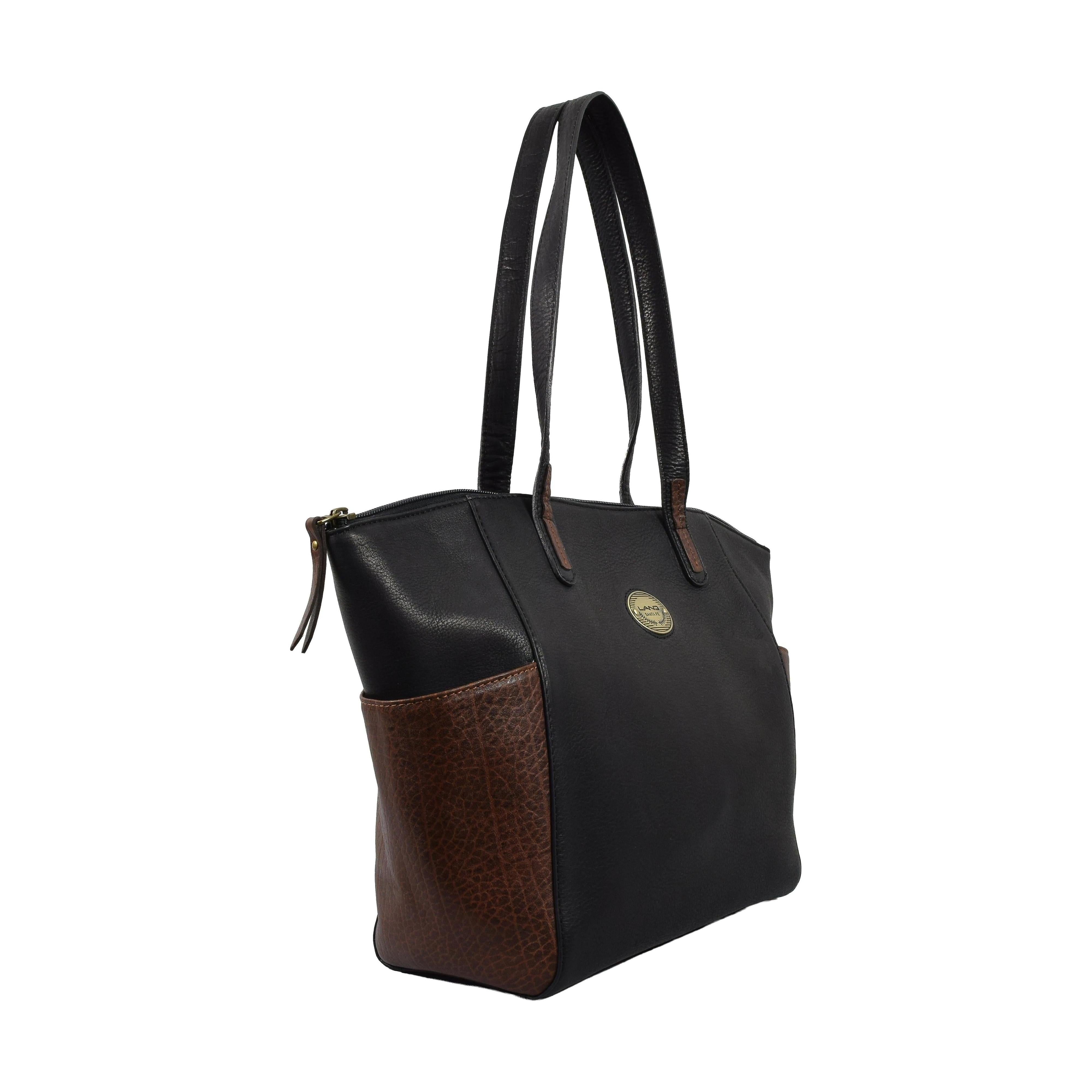 Zip Top Tote, Handbag | LAND Leather Goods
