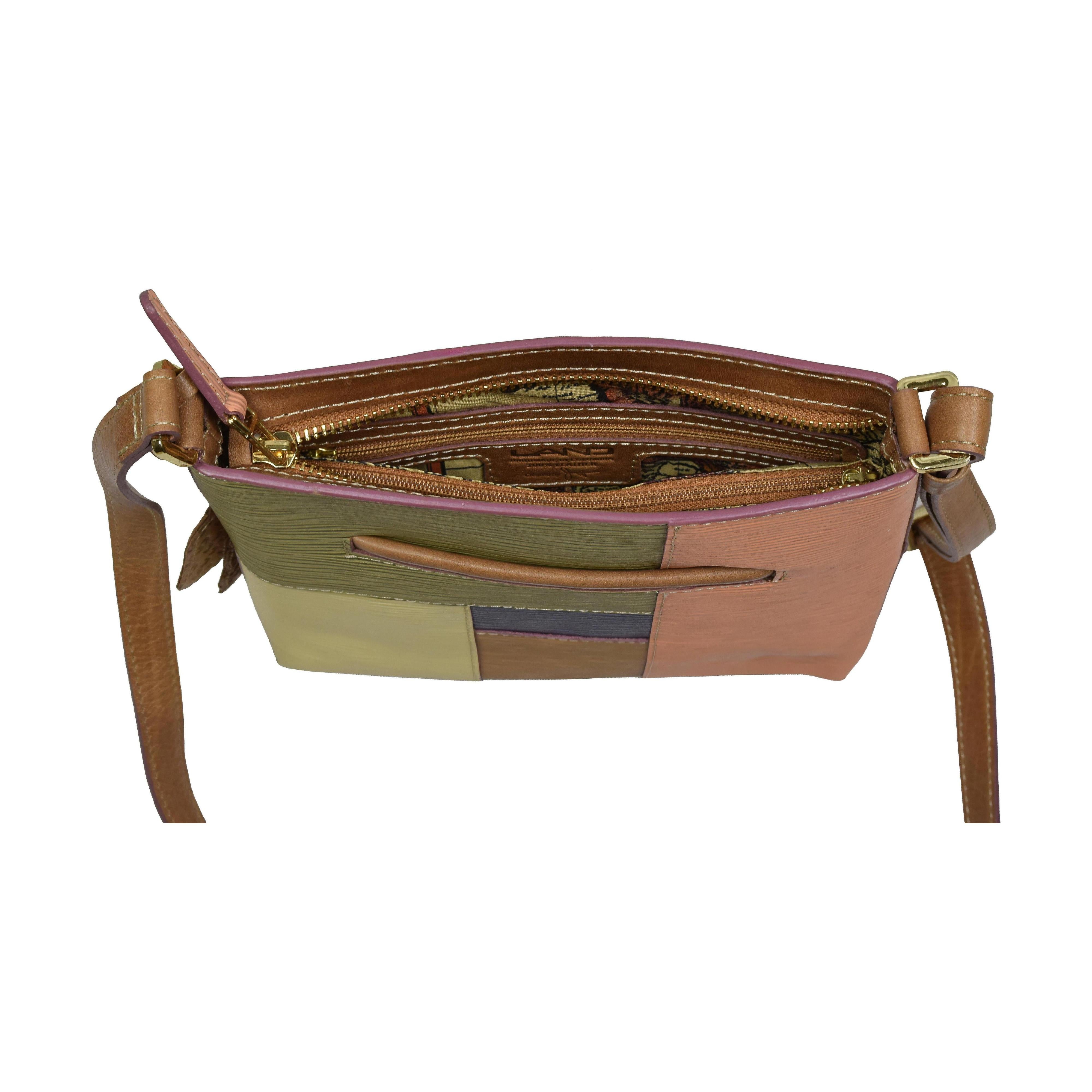 Top Zip Hipster, Crossover Bag | LAND Leather Goods