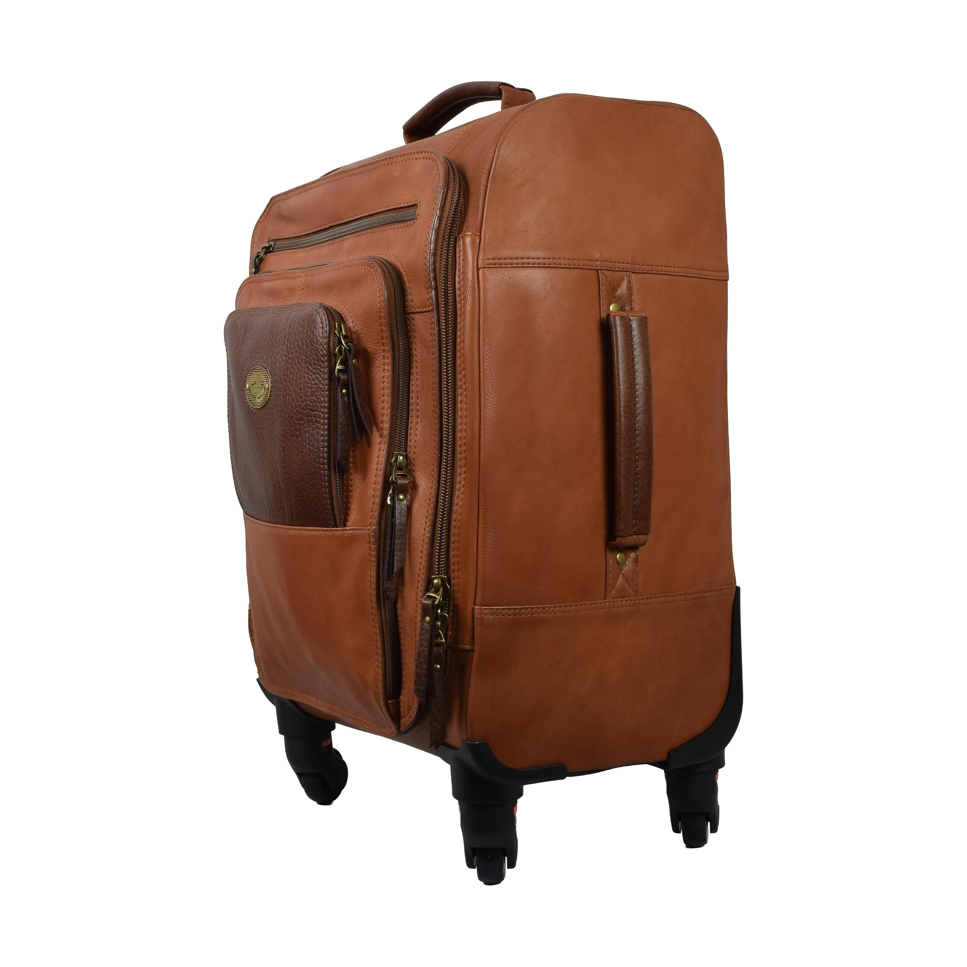 Alfa Spinner Carry On, Carry On | LAND Leather Goods