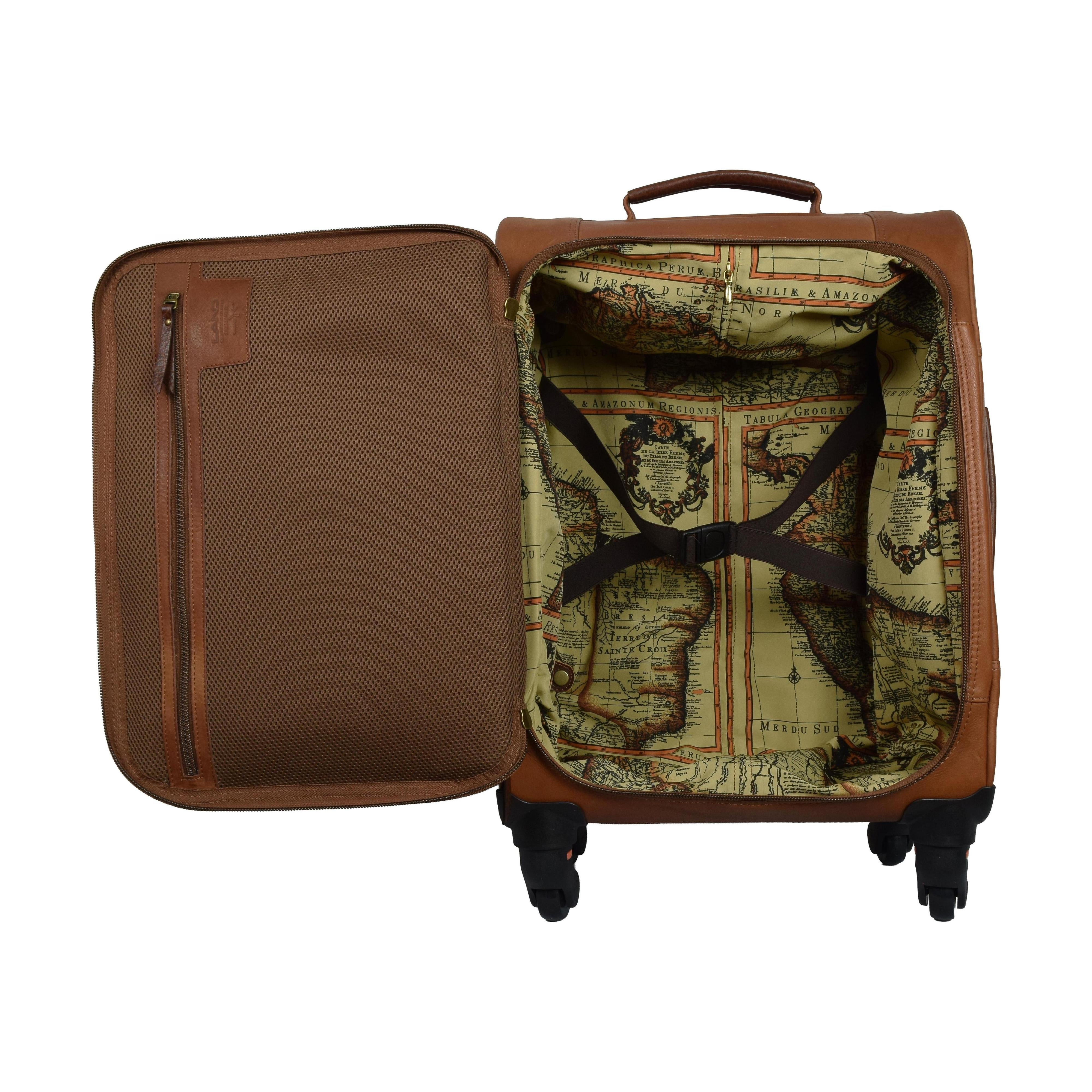 Alfa Spinner Carry On, Carry On | LAND Leather Goods