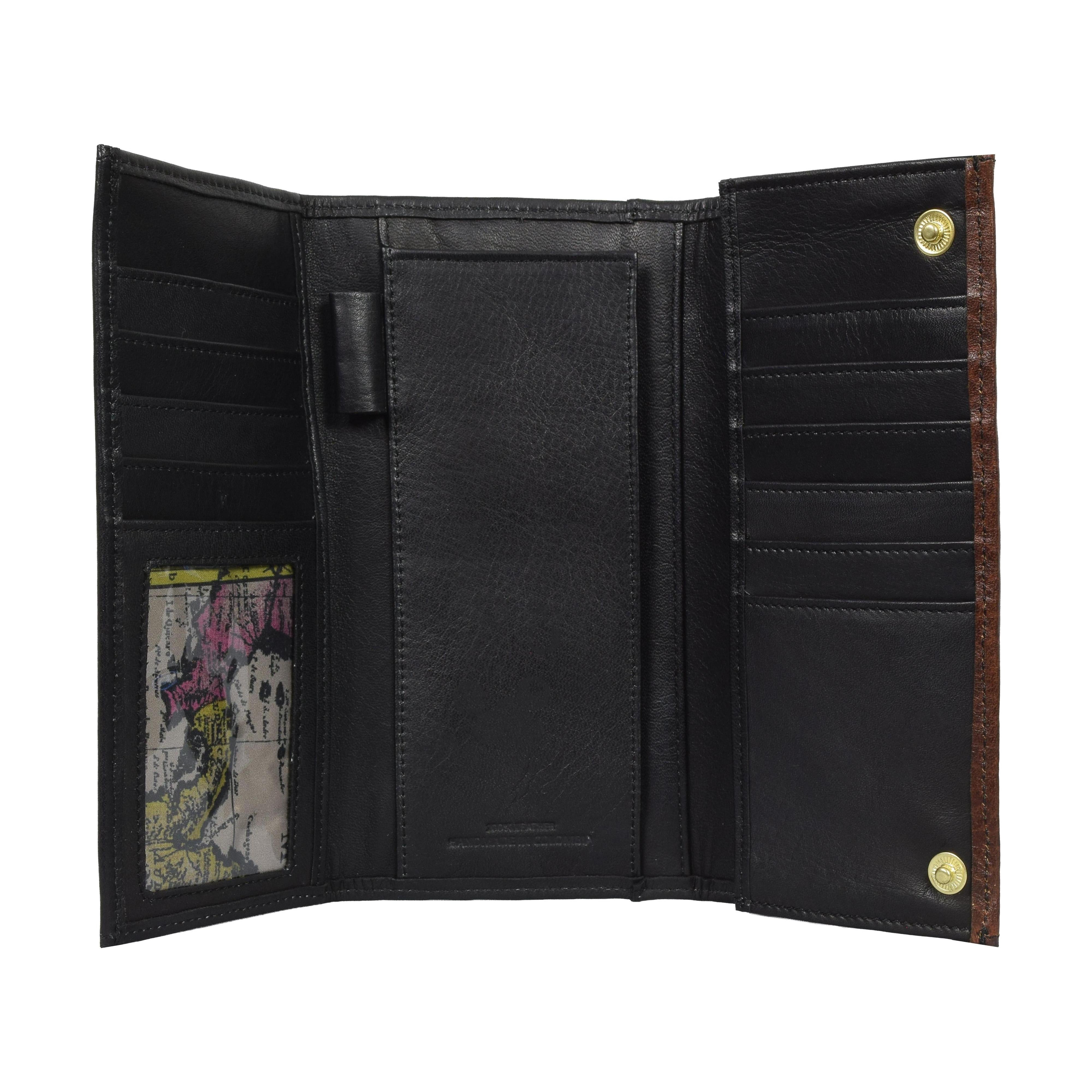 Ladies Checkbook Organizer, Wallet | LAND Leather Goods