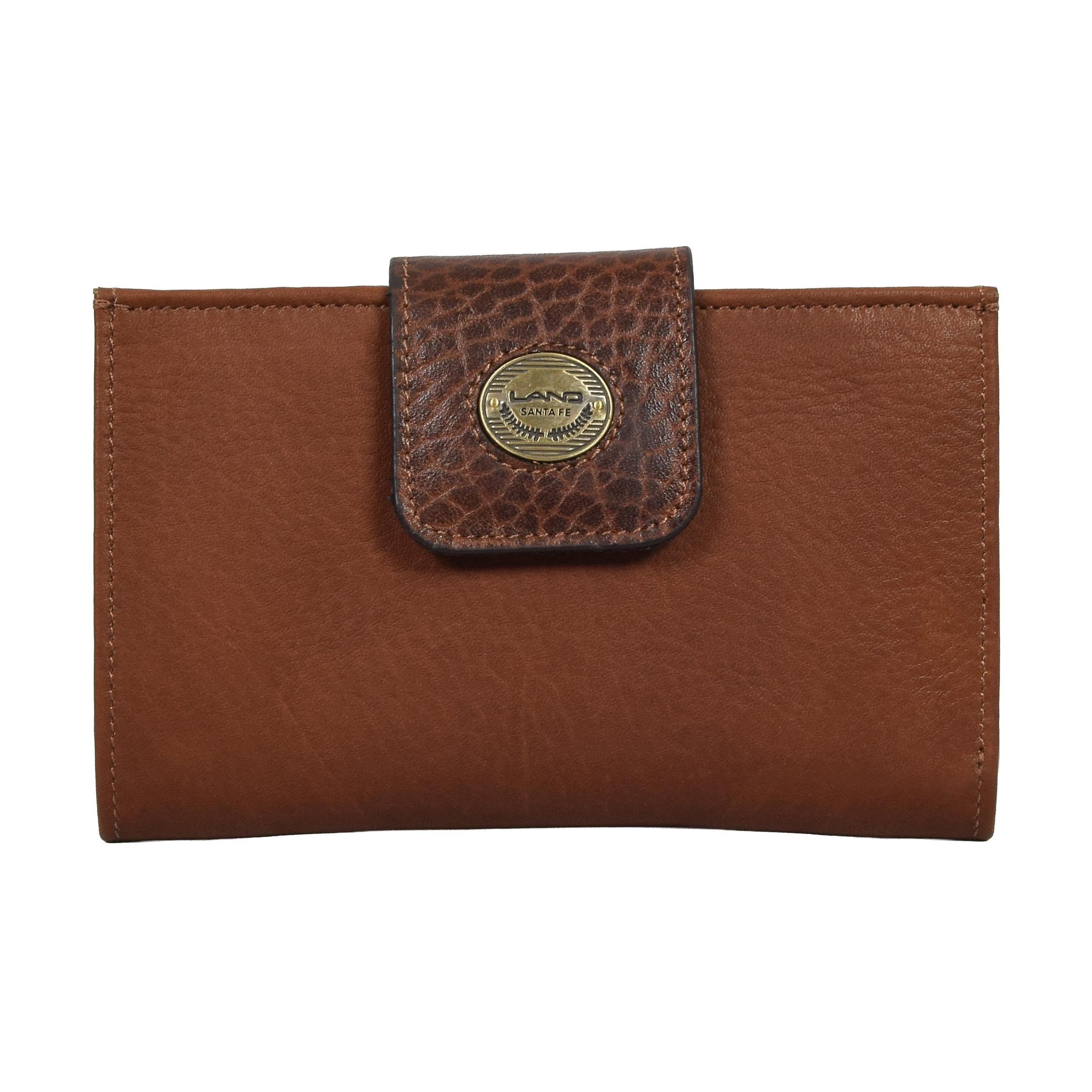 Ladies Front Snap Wallet, Wallet | LAND Leather Goods