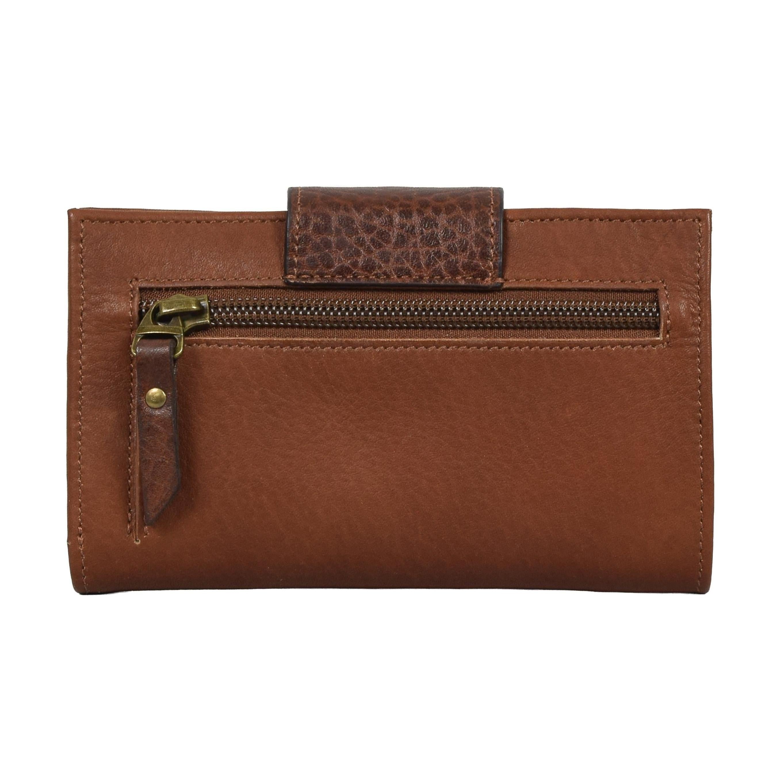 Ladies Front Snap Wallet, Wallet | LAND Leather Goods