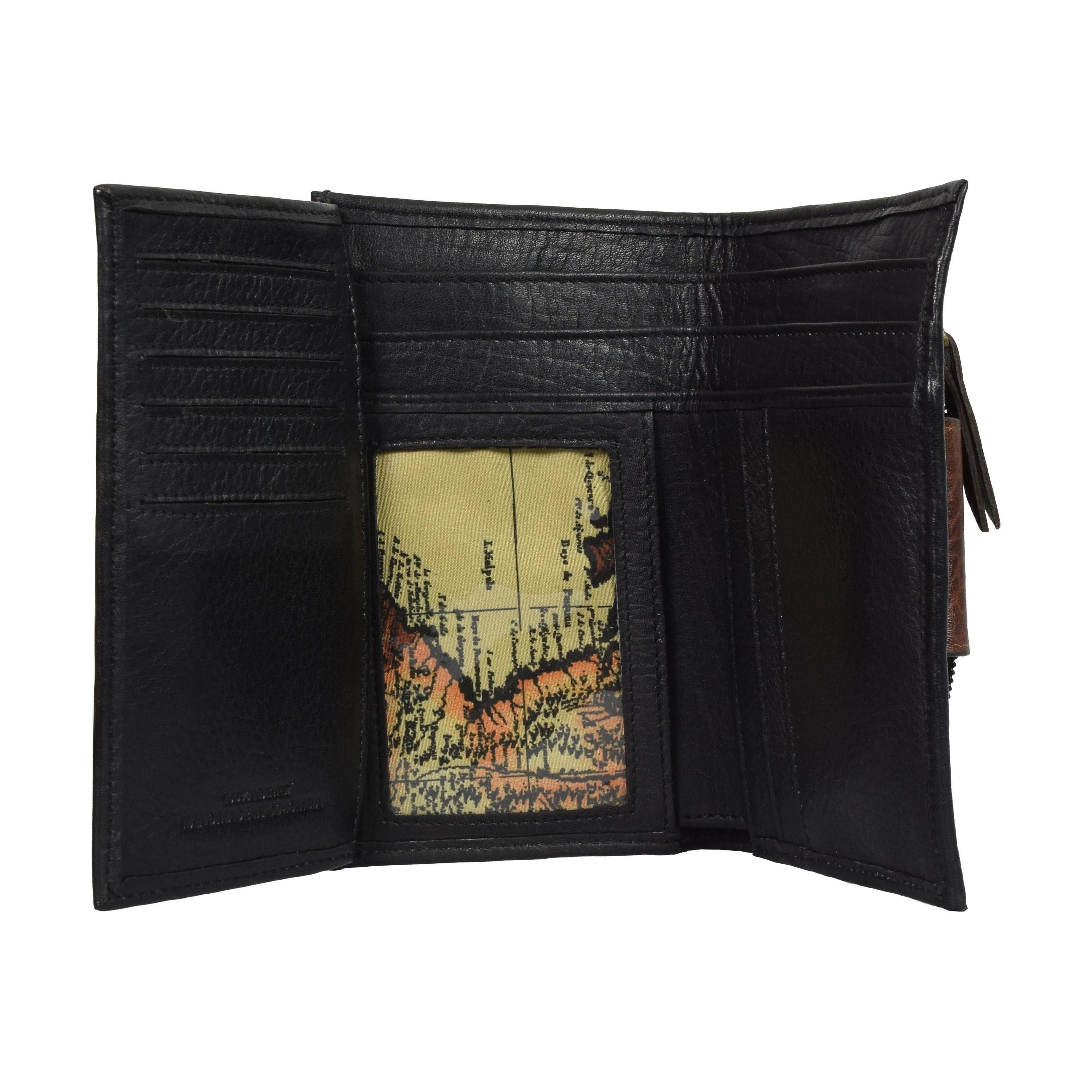 Ladies Front Snap Wallet, Wallet | LAND Leather Goods