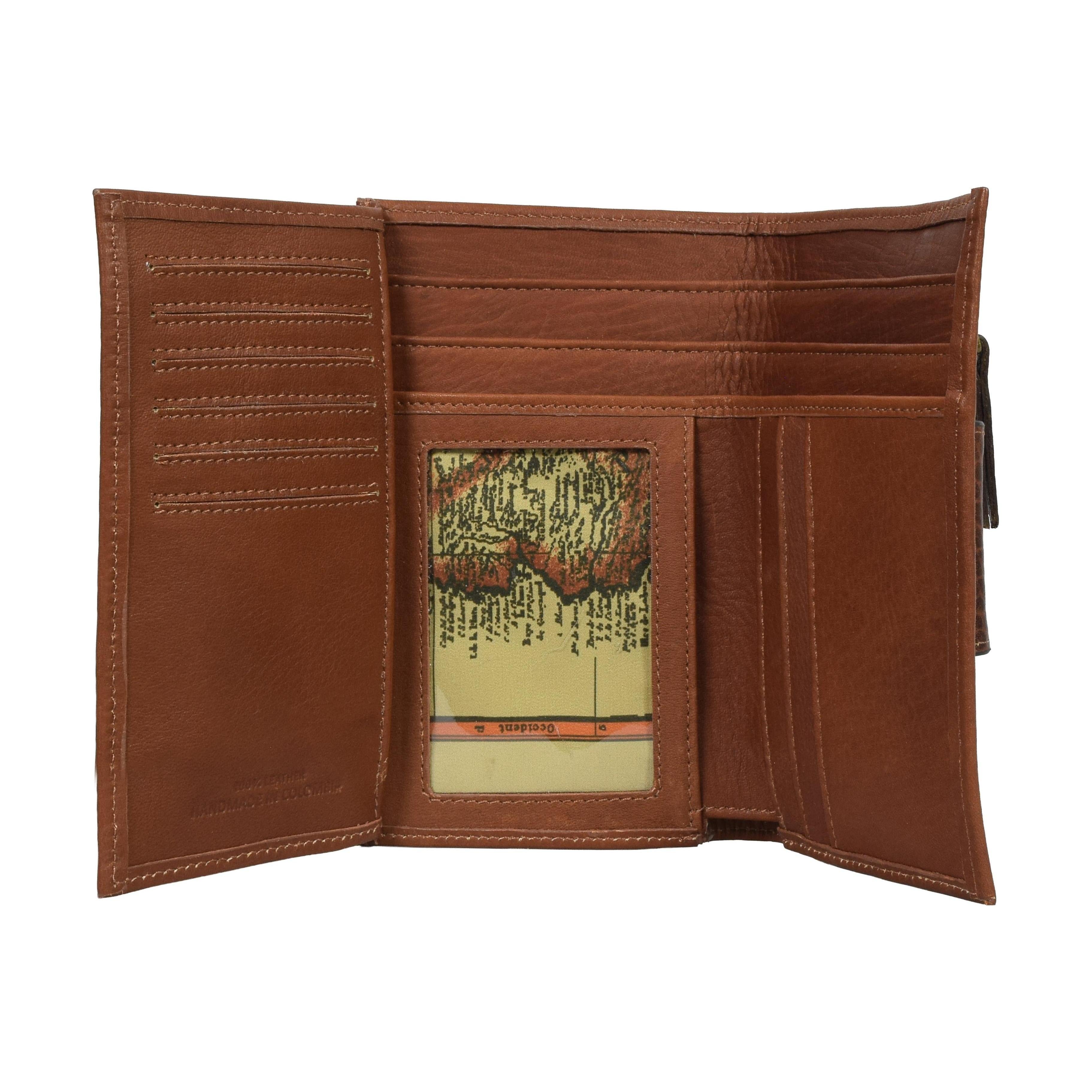 Ladies Front Snap Wallet, Wallet | LAND Leather Goods
