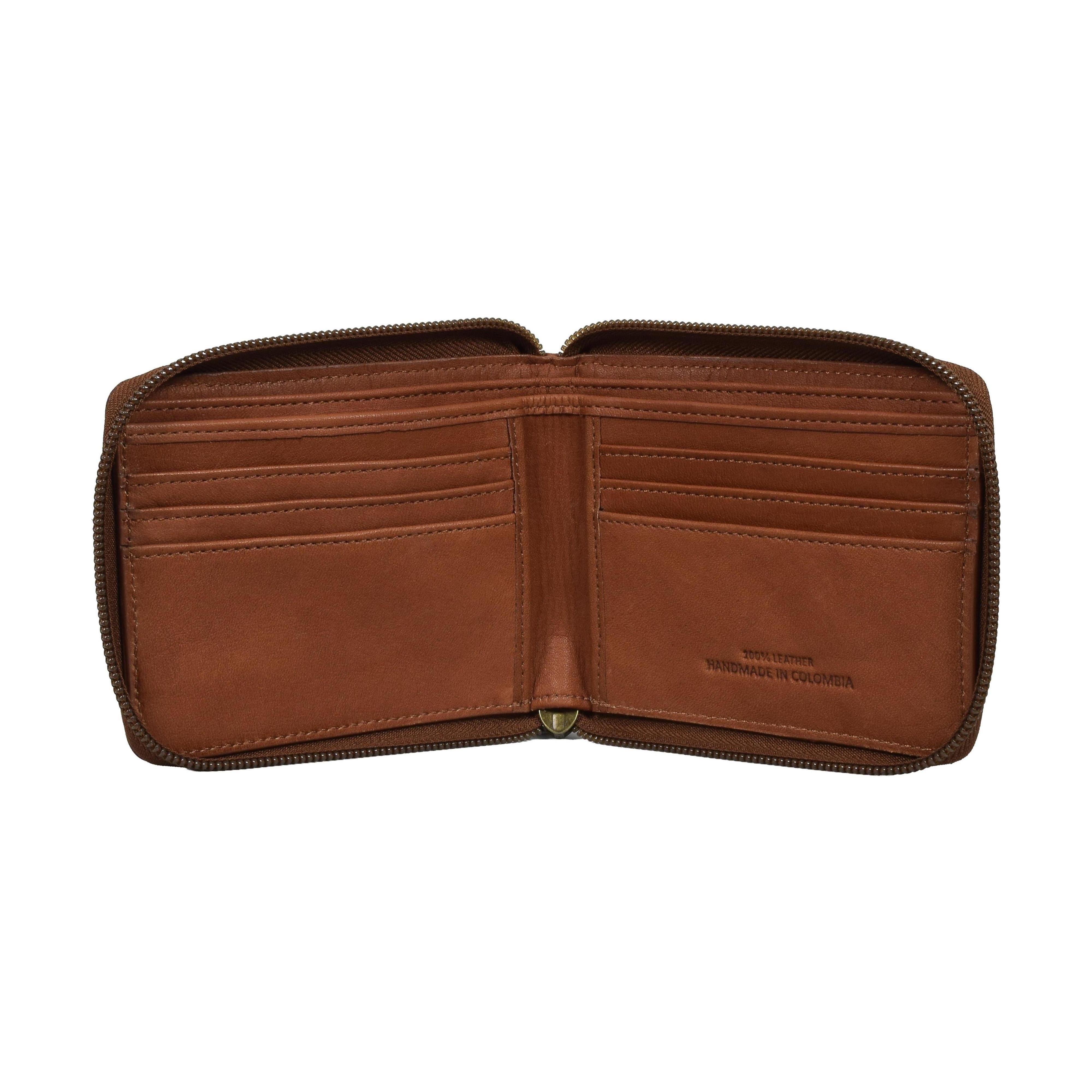 Zip Around Wallet, Wallet | LAND Leather Goods