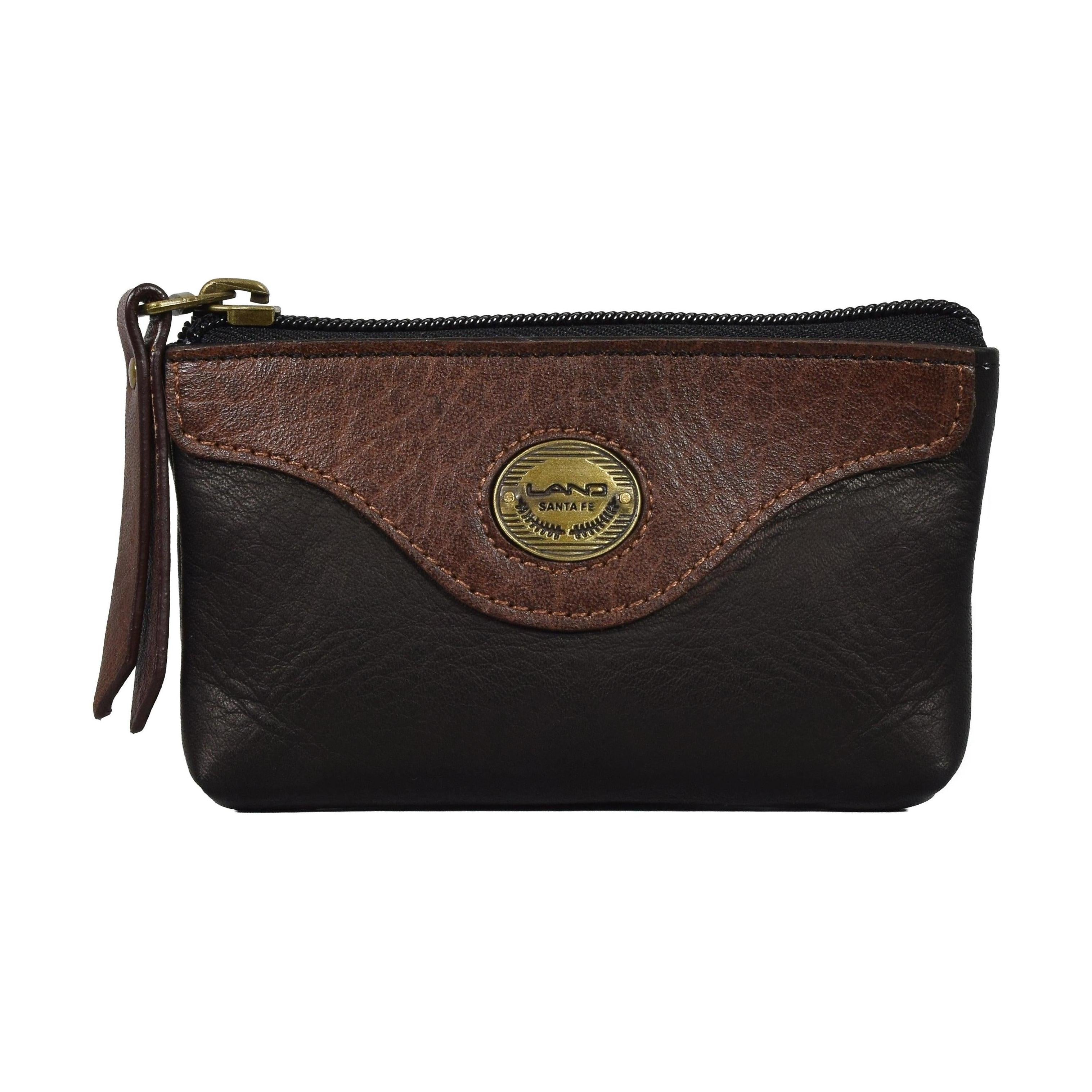 Zippered Coin Case, Wallet | LAND Leather Goods