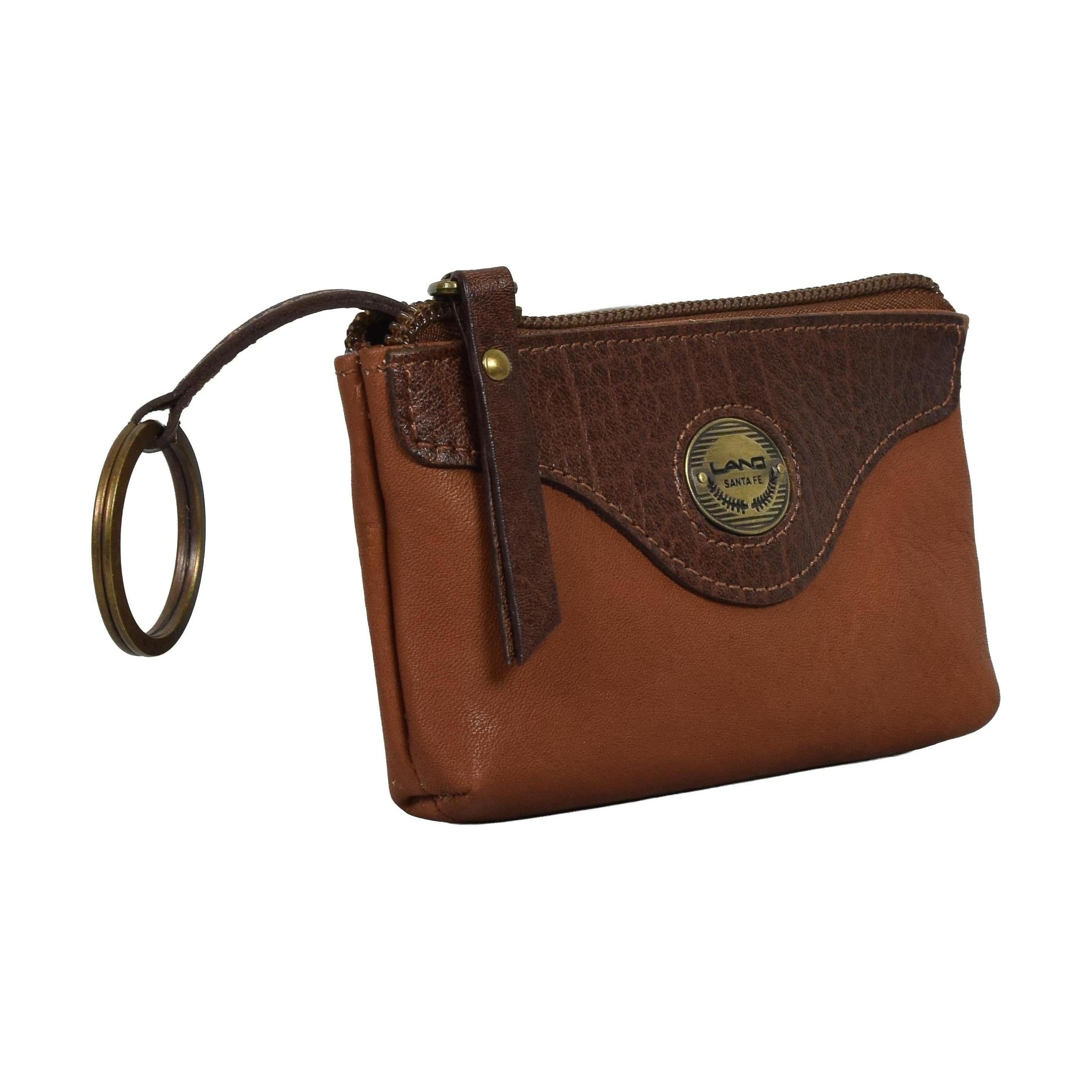 Zippered Coin Case, Wallet | LAND Leather Goods