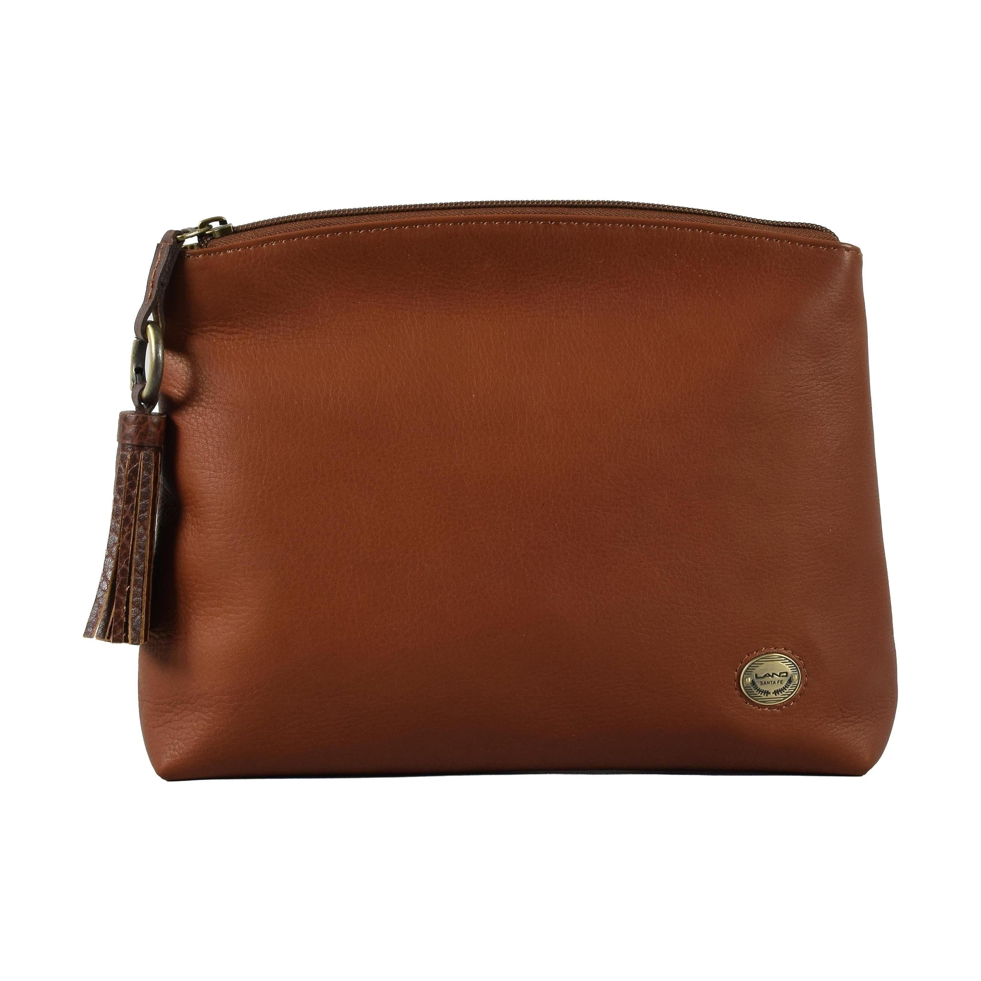 Zippered Cosmetic Case, Briefcase | LAND Leather Goods