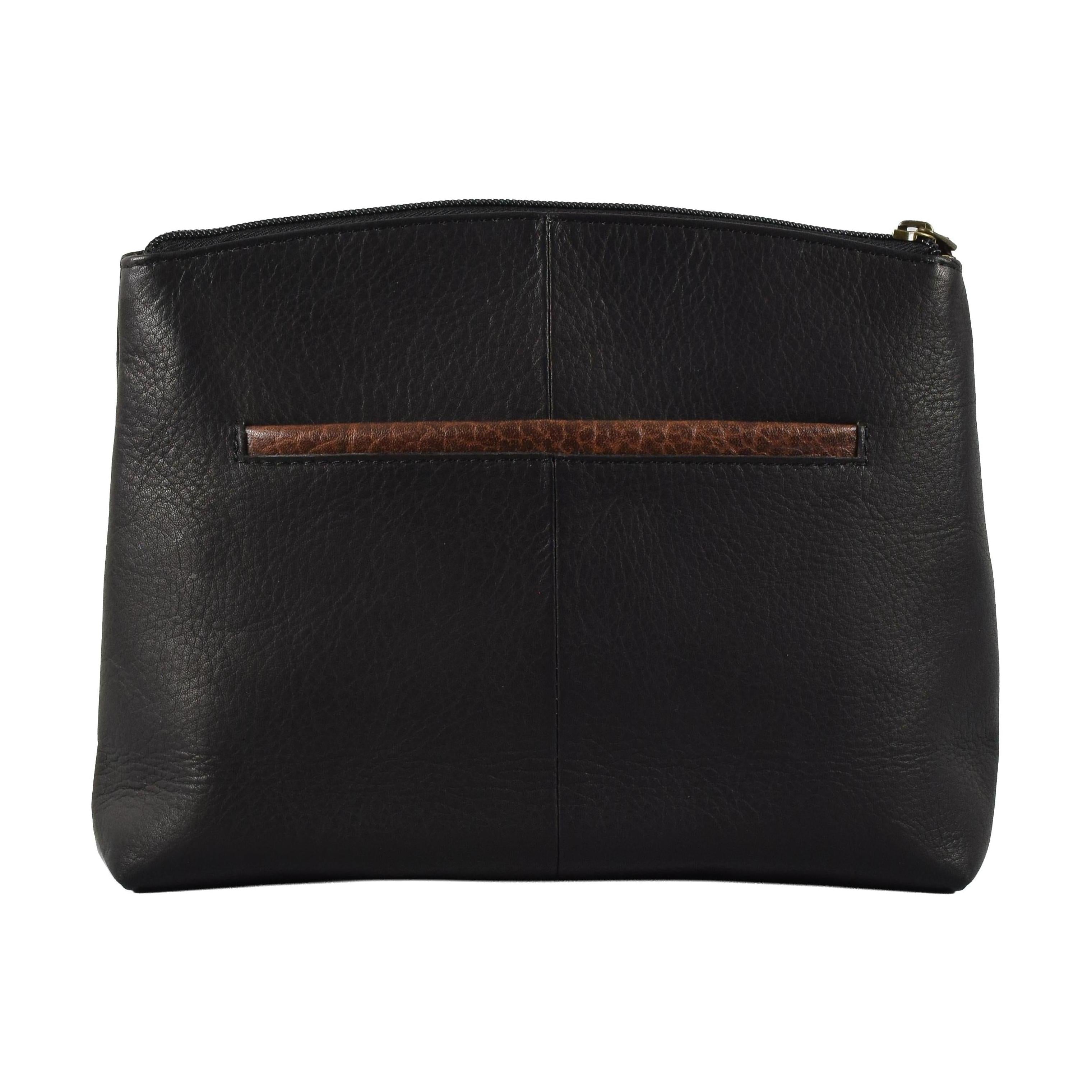 Zippered Cosmetic Case, Briefcase | LAND Leather Goods