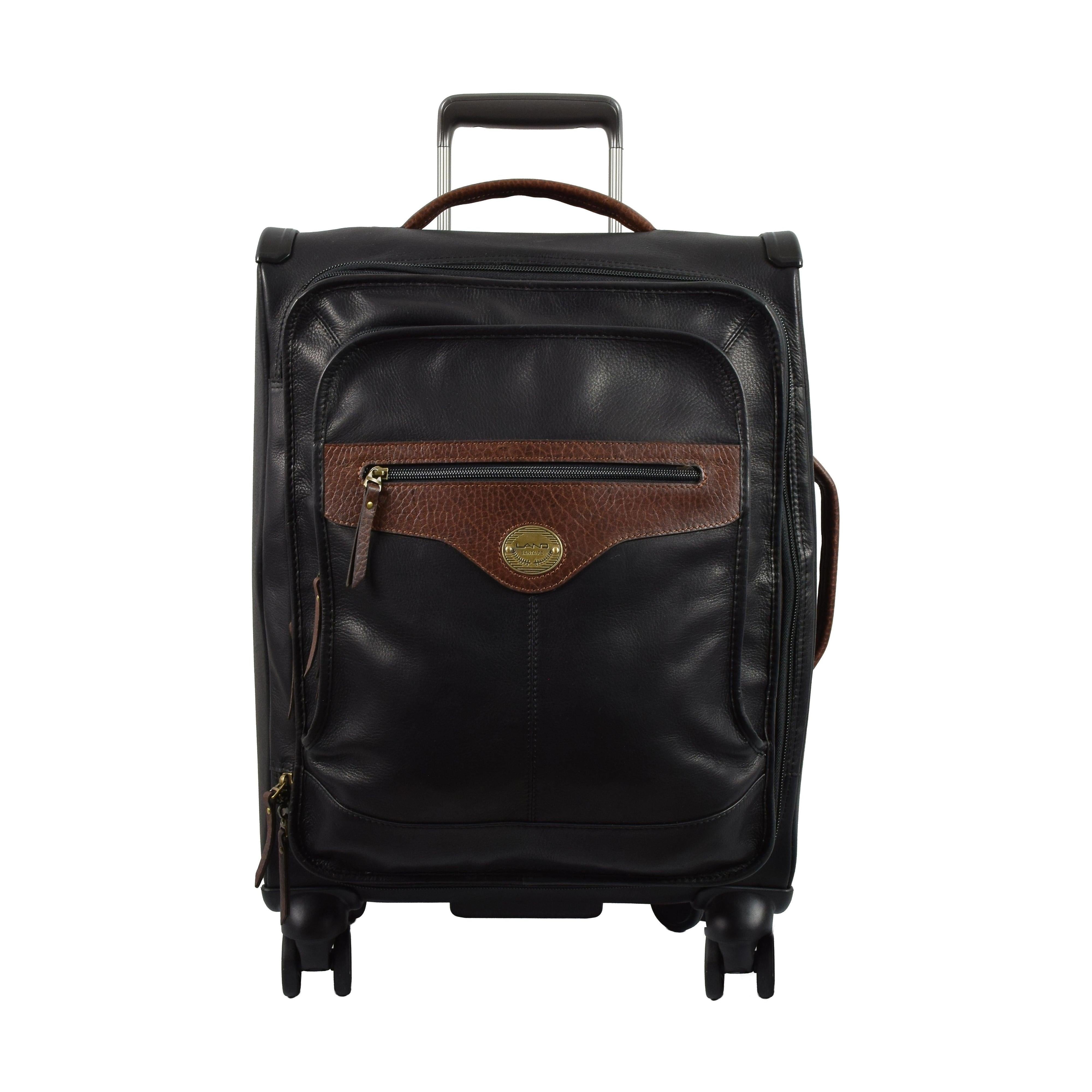 Deluxe Expandable Spinner, Briefcase | LAND Leather Goods