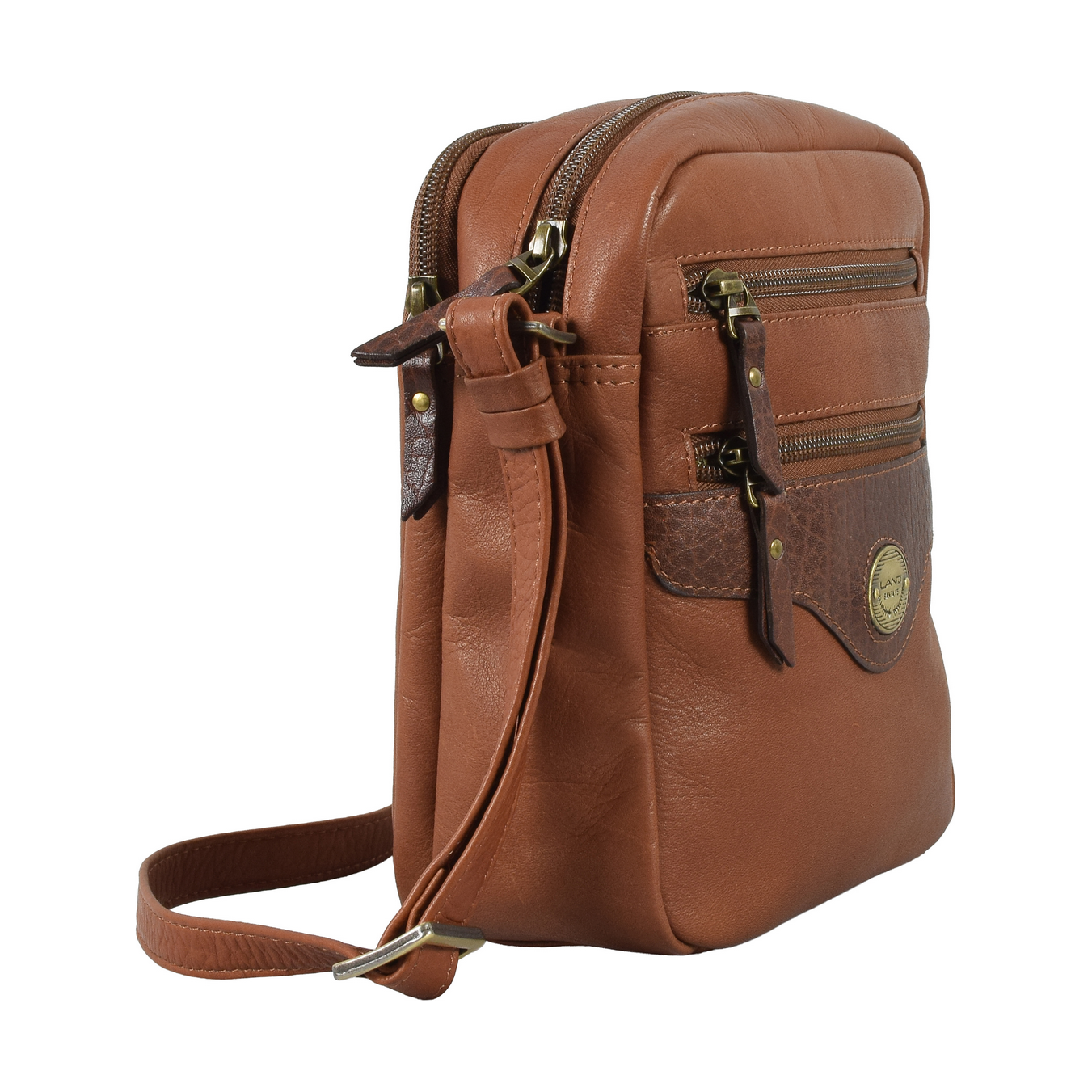 Nicols Crossover Bag, Crossover Bag | LAND Leather Goods