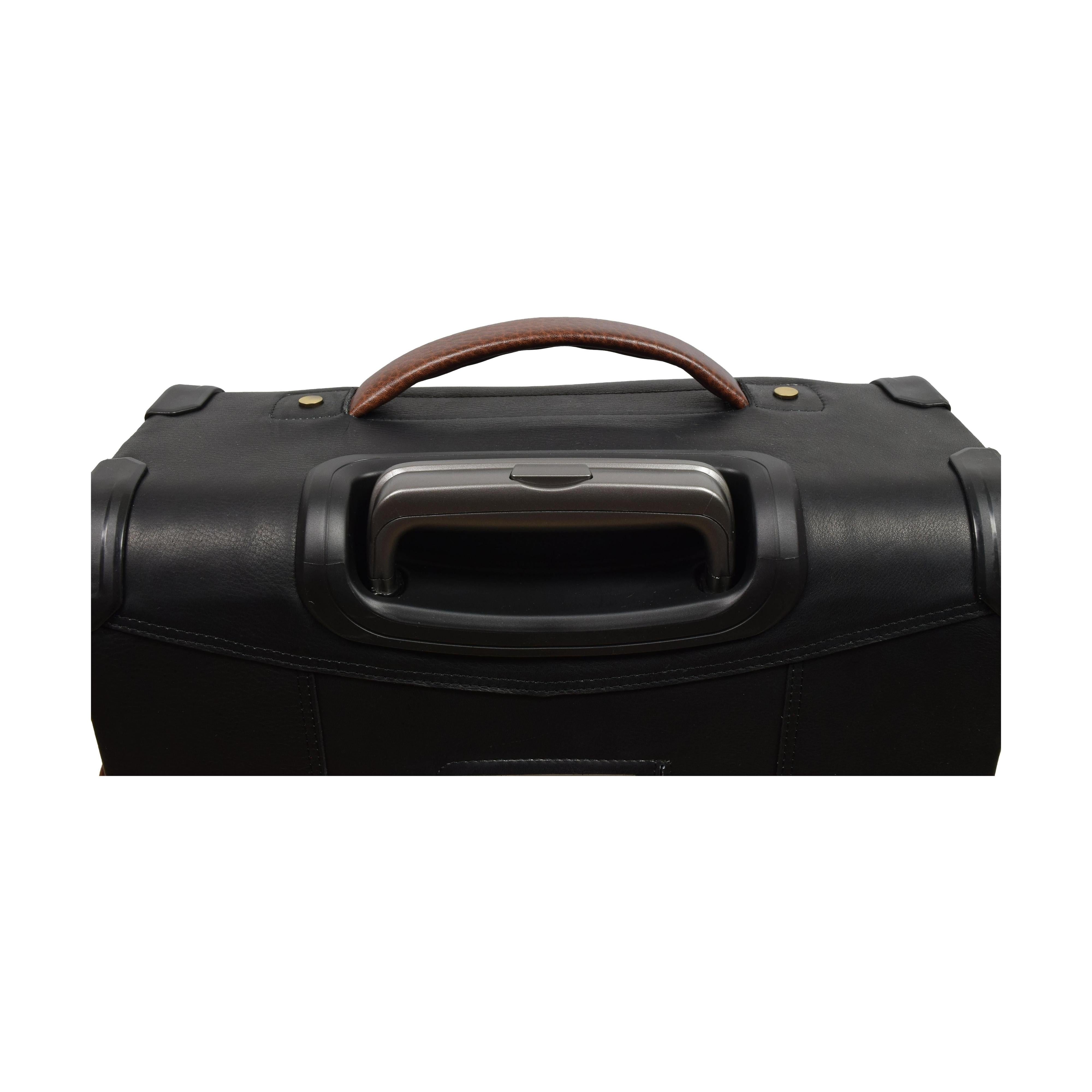 Deluxe Expandable Spinner, Briefcase | LAND Leather Goods