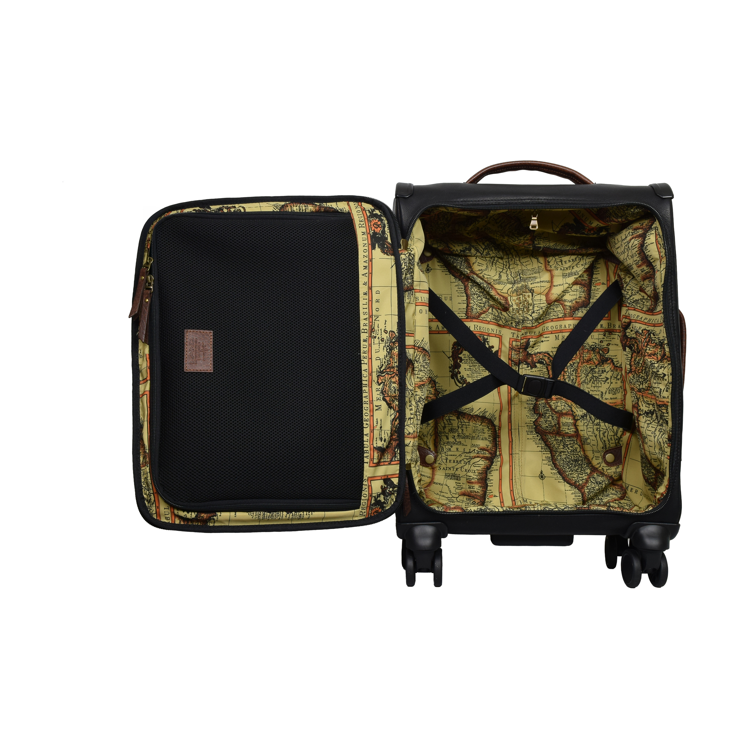 Deluxe Expandable Spinner, Briefcase | LAND Leather Goods