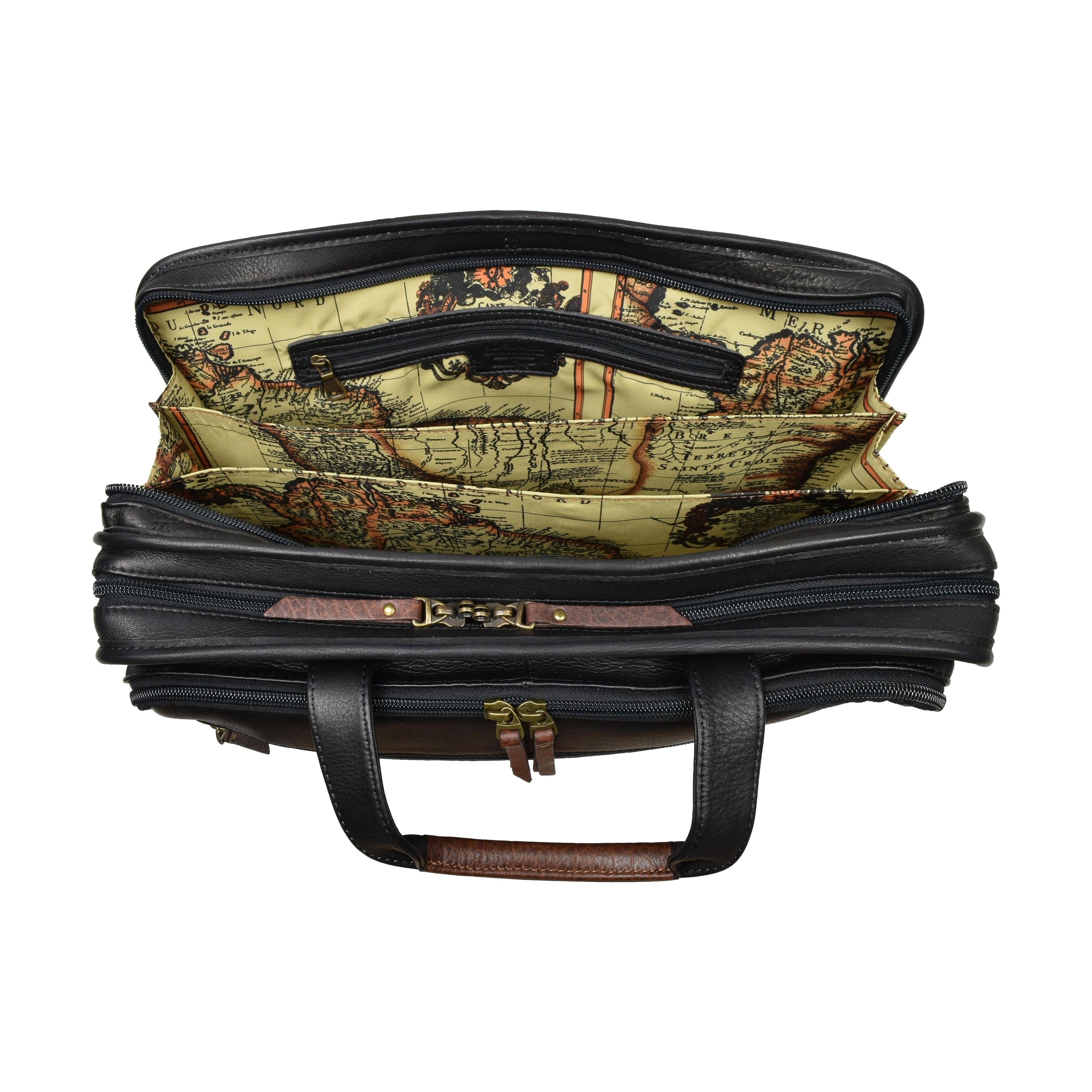 Traveler Briefcase, Briefcase | LAND Leather Goods