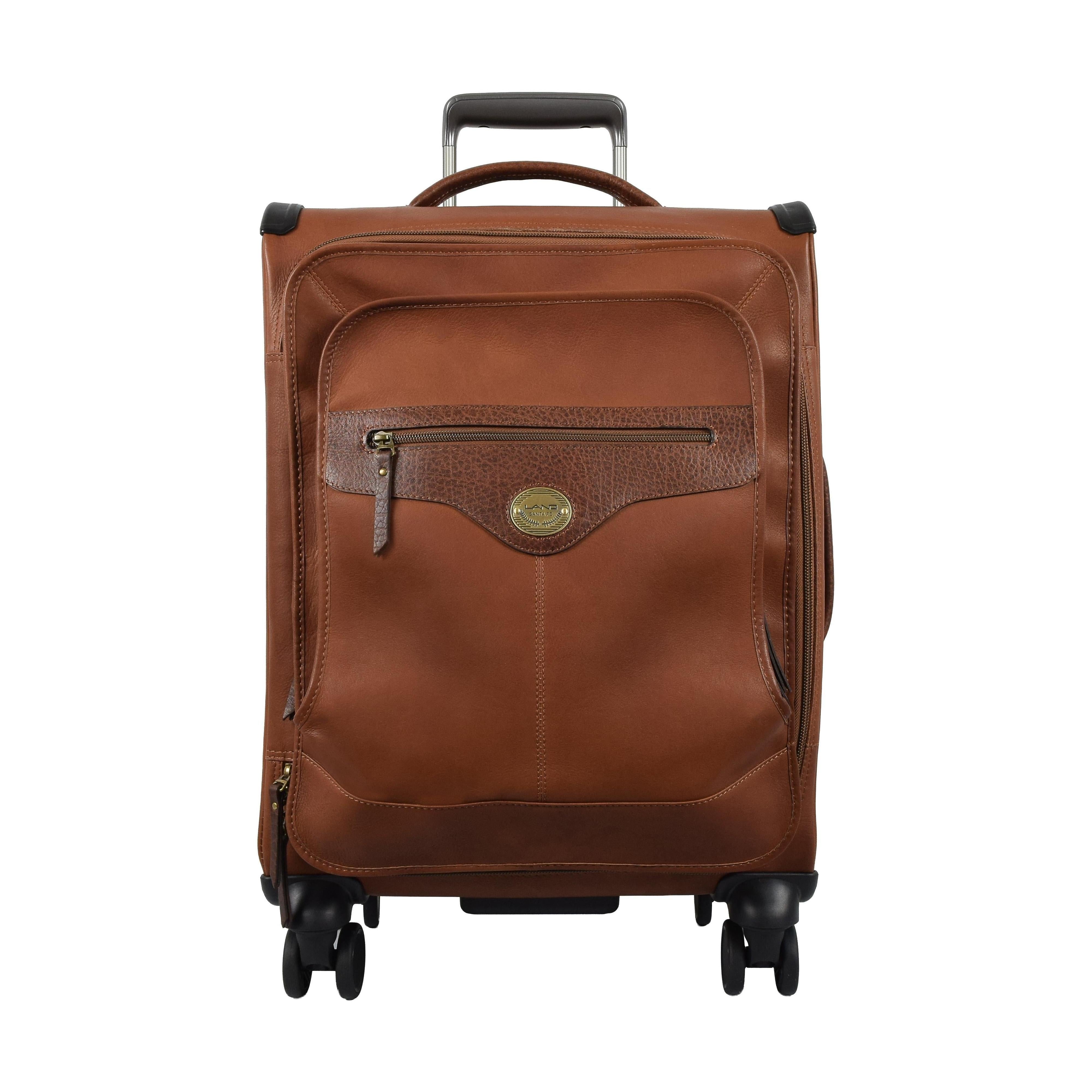 Deluxe Expandable Spinner, Briefcase | LAND Leather Goods