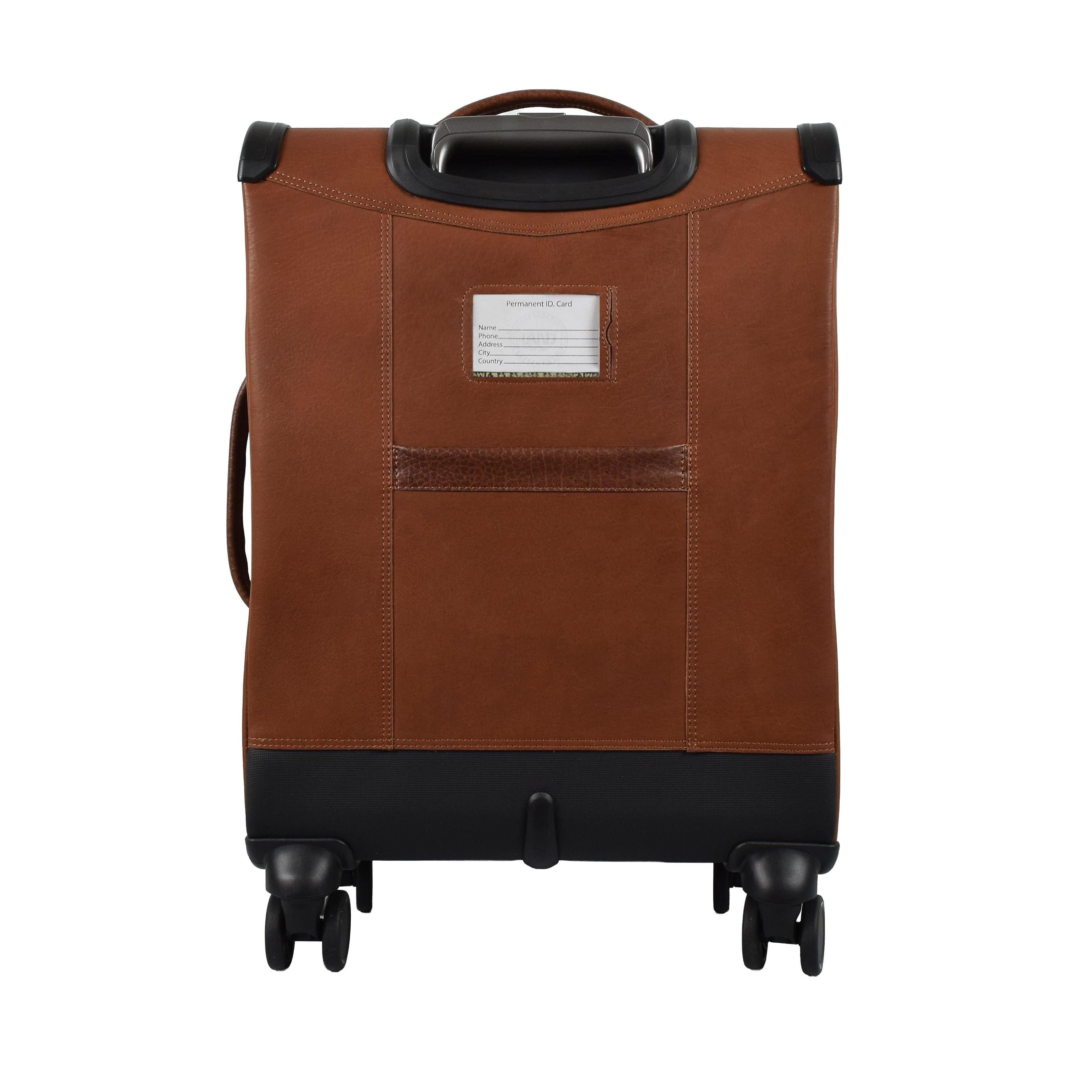 Deluxe Expandable Spinner, Briefcase | LAND Leather Goods