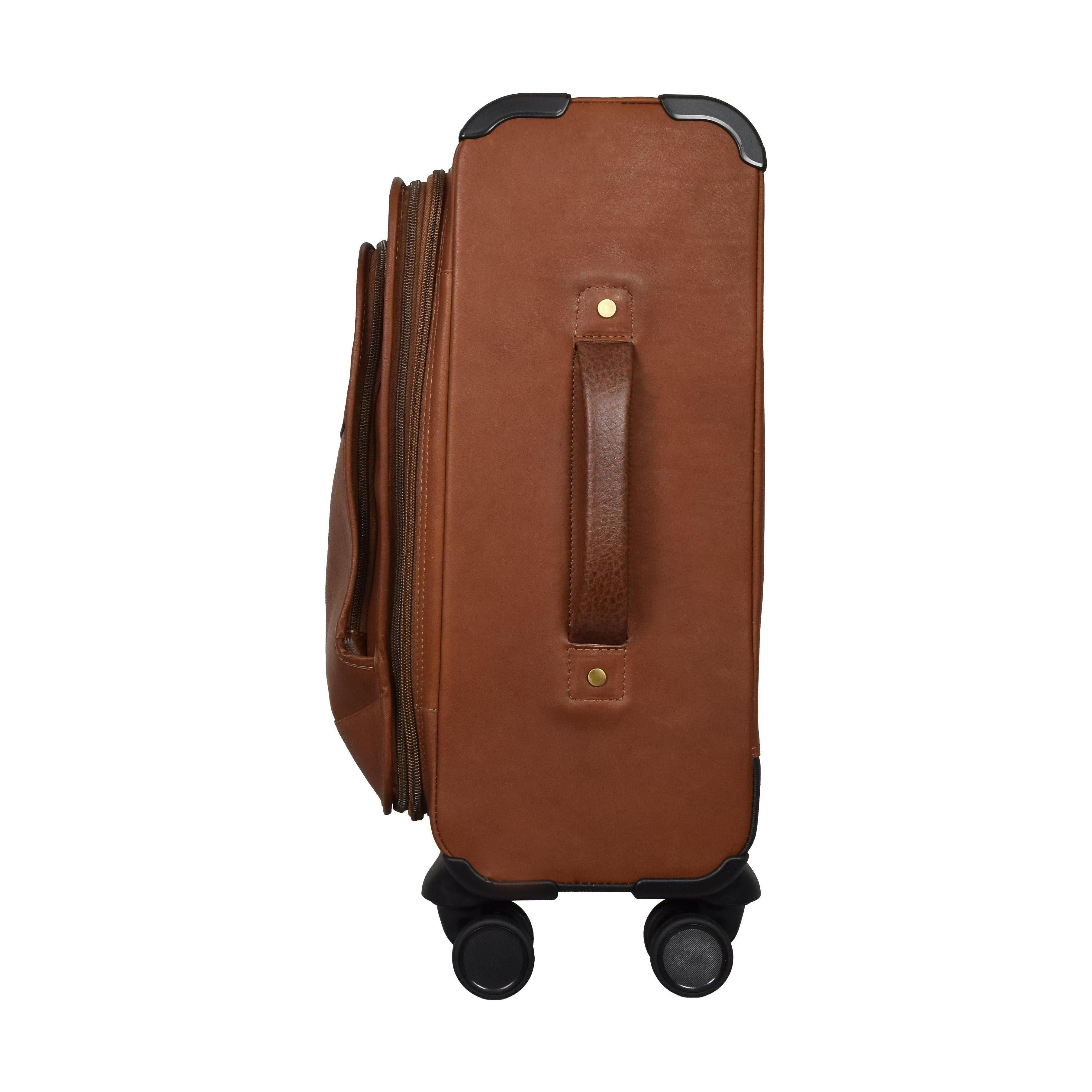 Deluxe Expandable Spinner, Briefcase | LAND Leather Goods