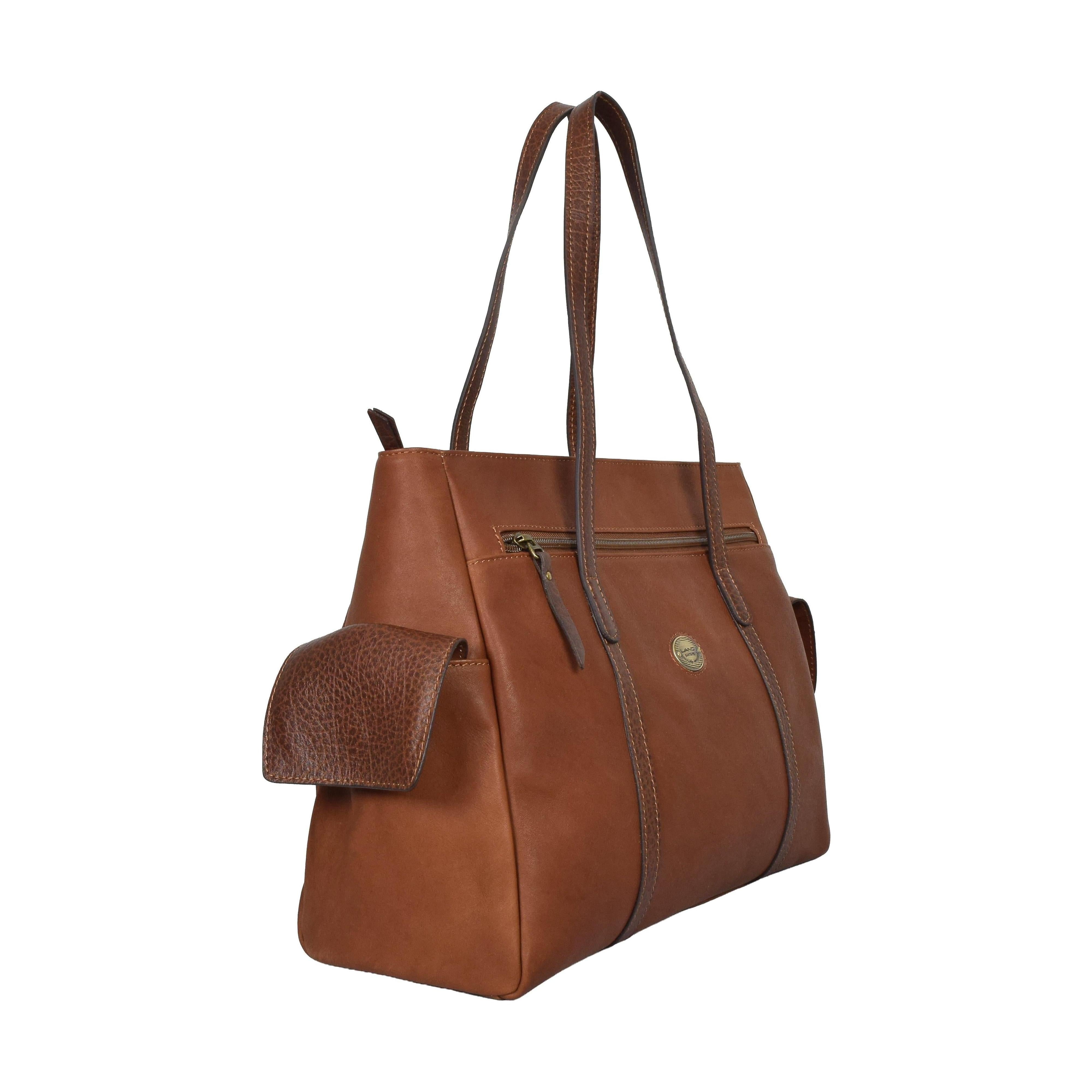 Multipocket Tote, Handbag | LAND Leather Goods