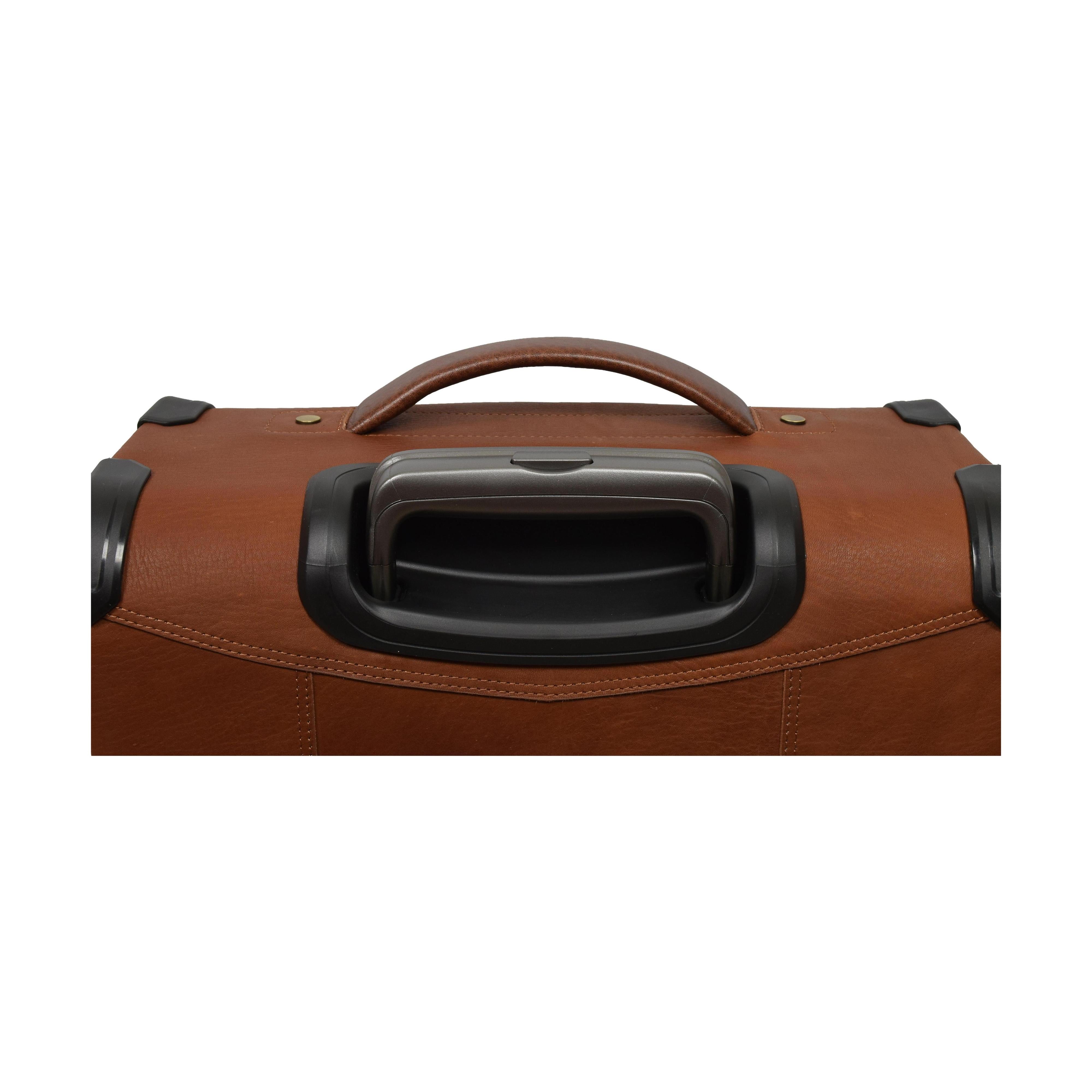 Deluxe Expandable Spinner, Briefcase | LAND Leather Goods