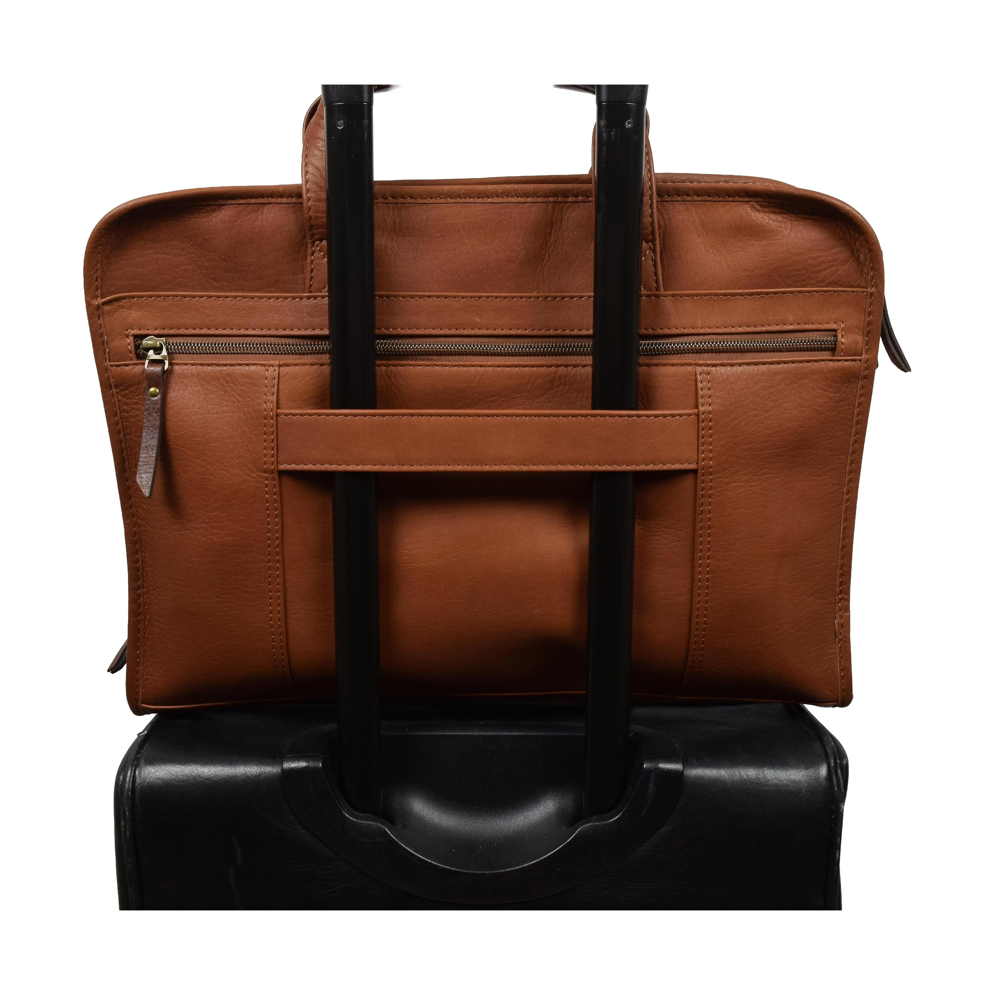 Slim Day Brief, Briefcase | LAND Leather Goods