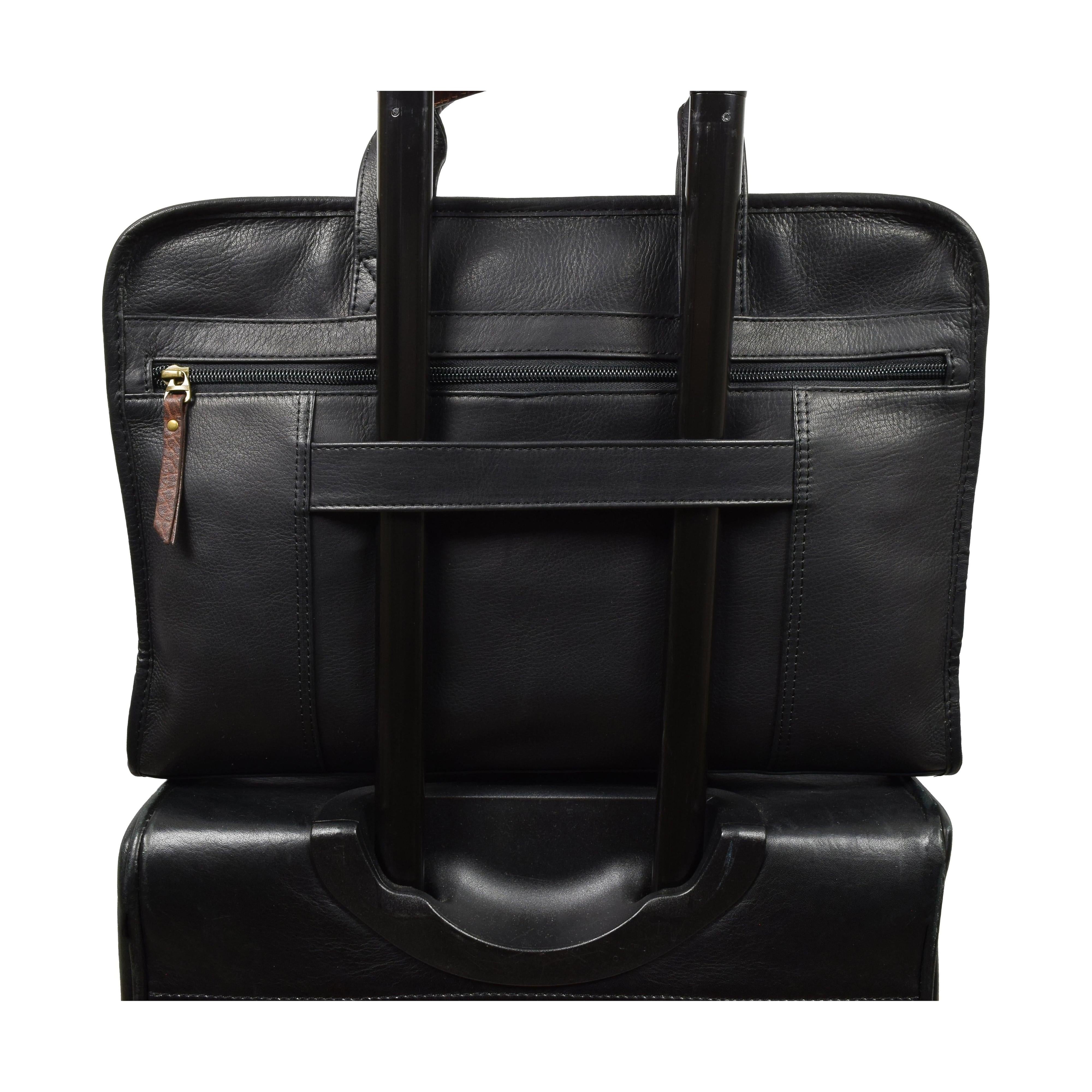 Slim Day Brief, Briefcase | LAND Leather Goods