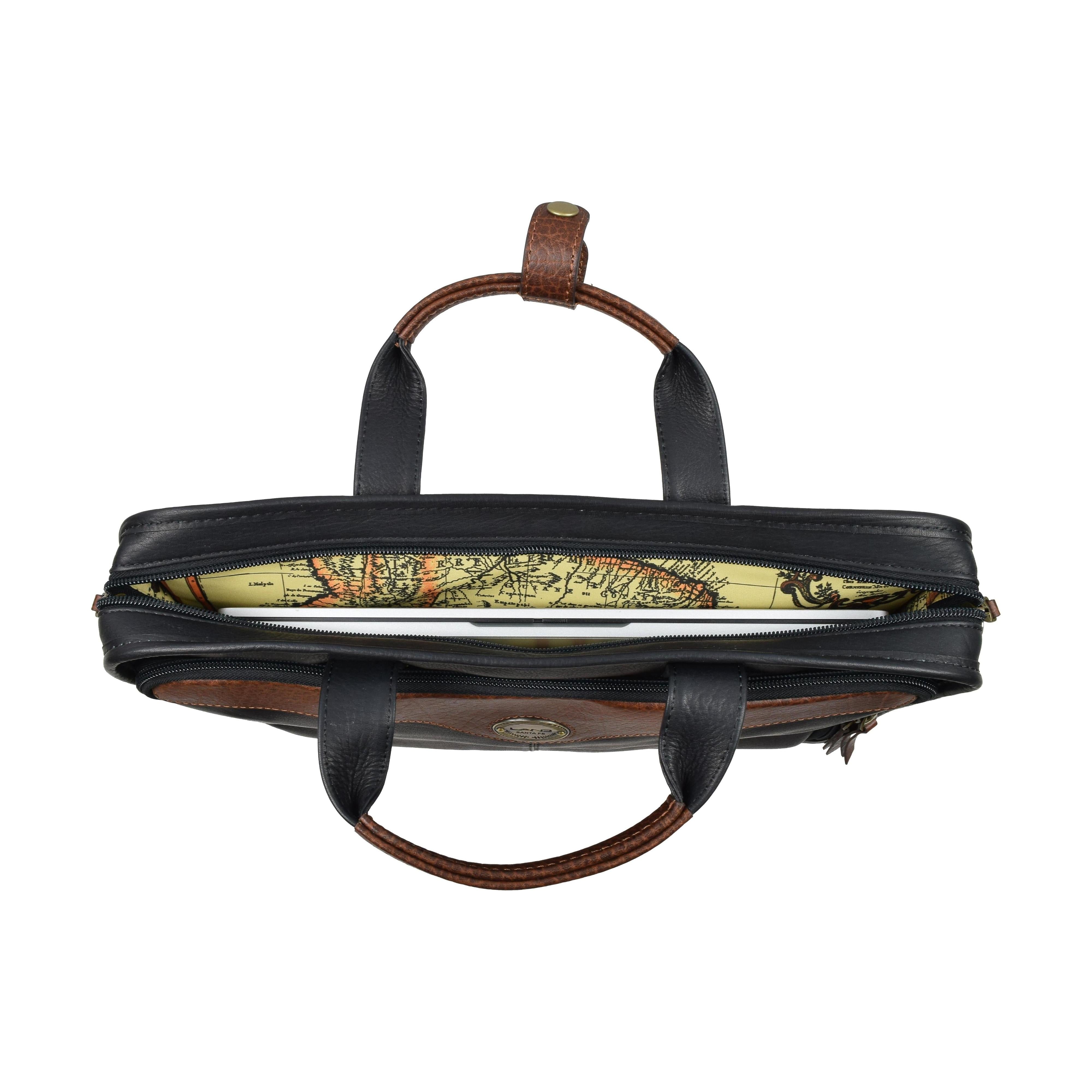 Slim Day Brief, Briefcase | LAND Leather Goods