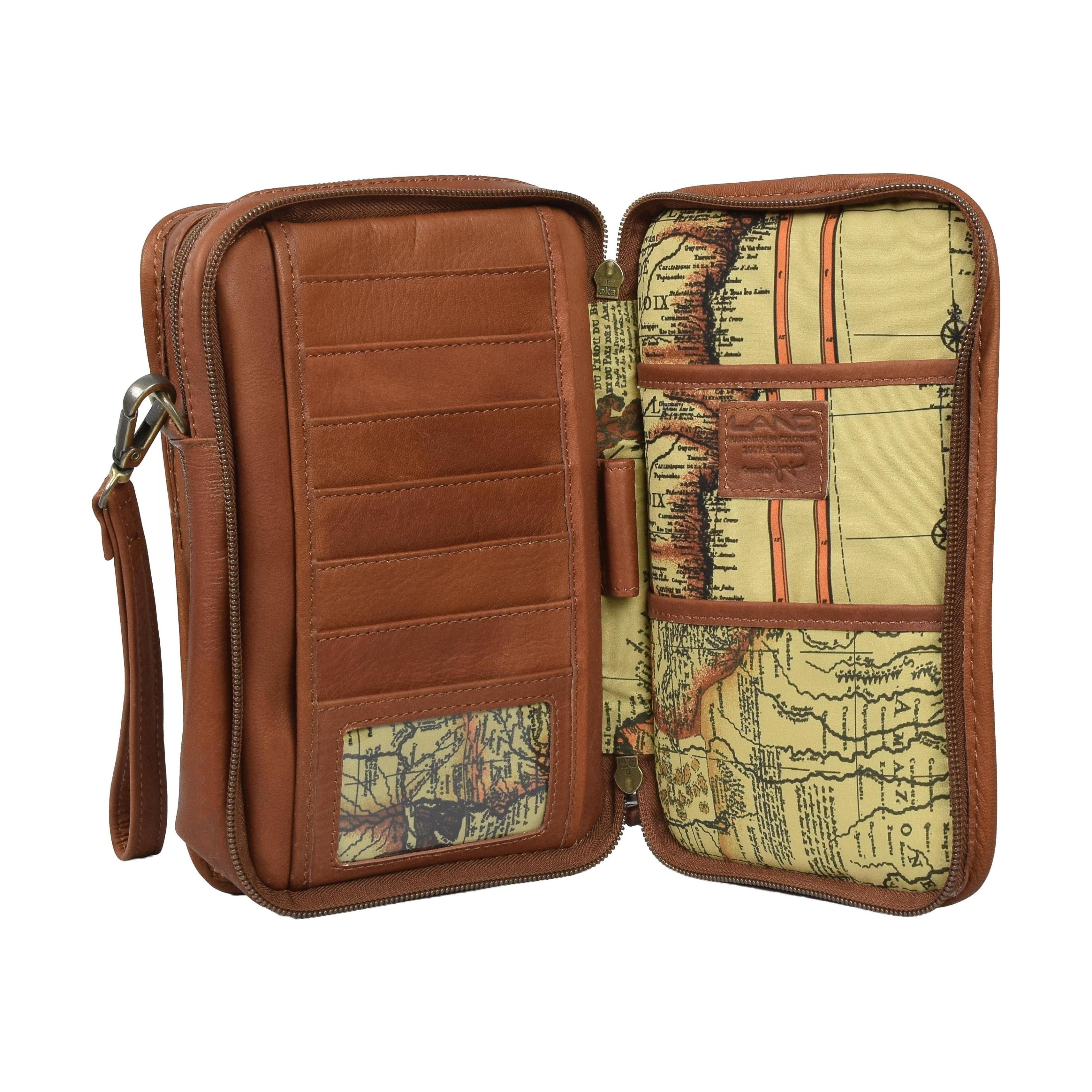 Shoulder Travel Bag, Crossover Bag | LAND Leather Goods