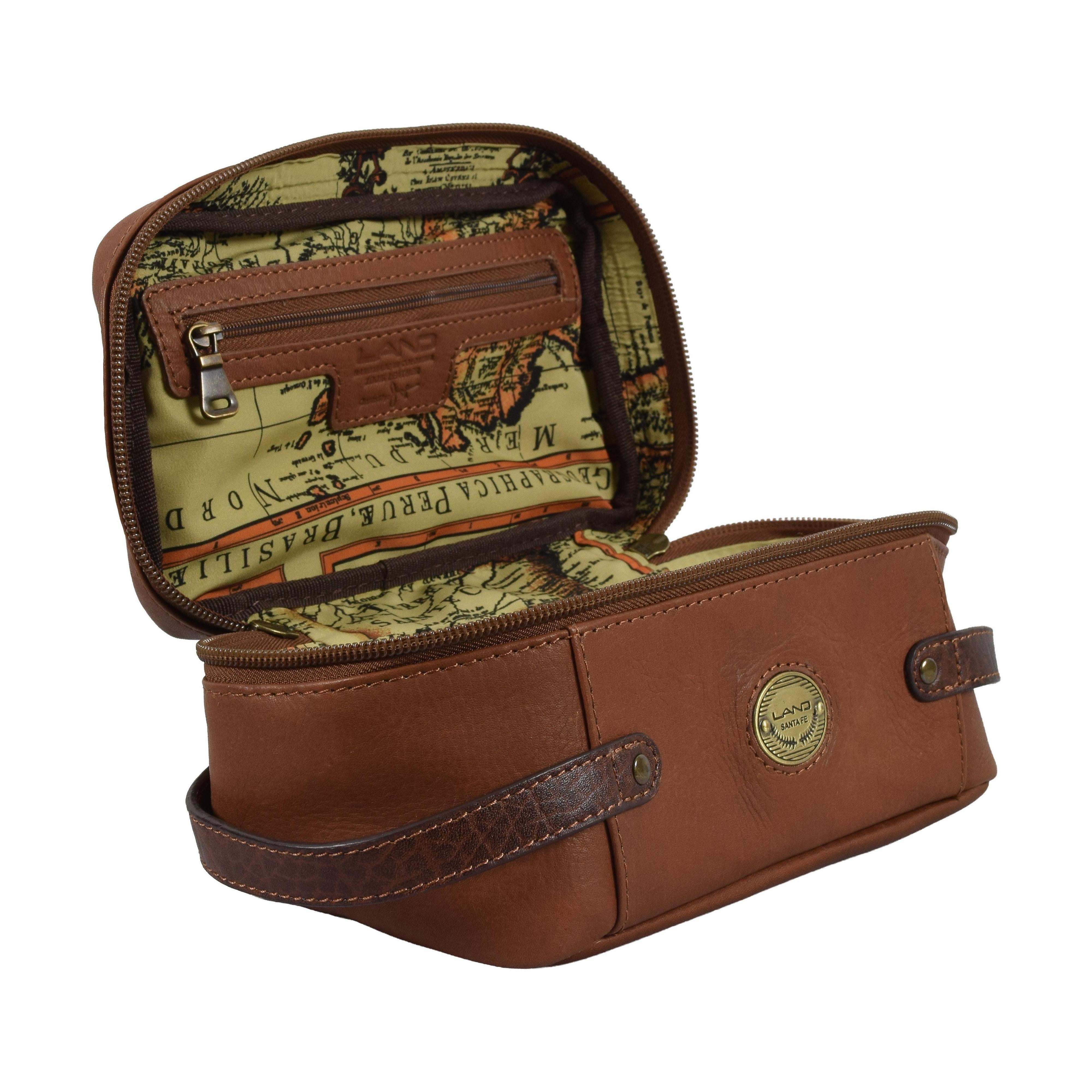 Brisbane Toiletry Kit, Toiletry Bag | LAND Leather Goods