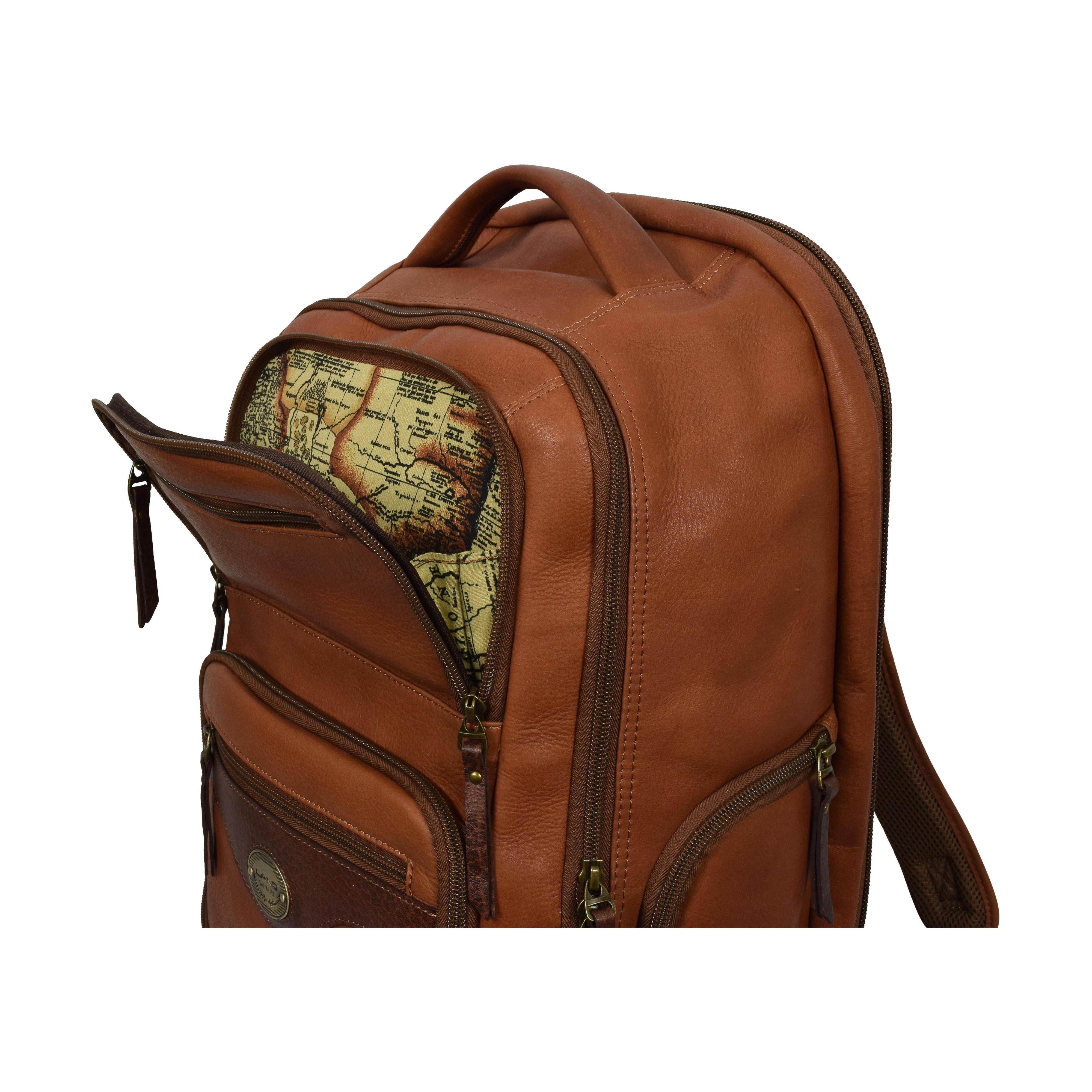 Travel Pro Backpack, Backpack | LAND Leather Goods