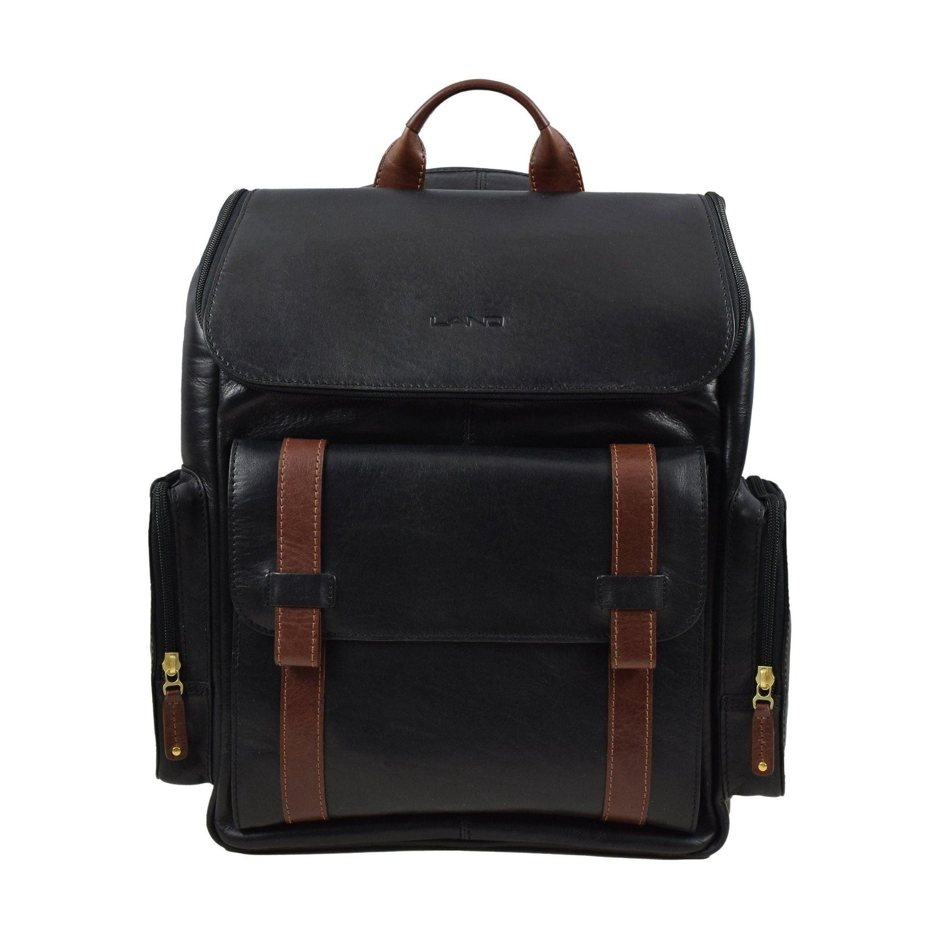 d&d leather backpack Dakota – LAND Goods Color:Onyx The Wild Angler Size RAY BACKPACK 2 slip pockets 9