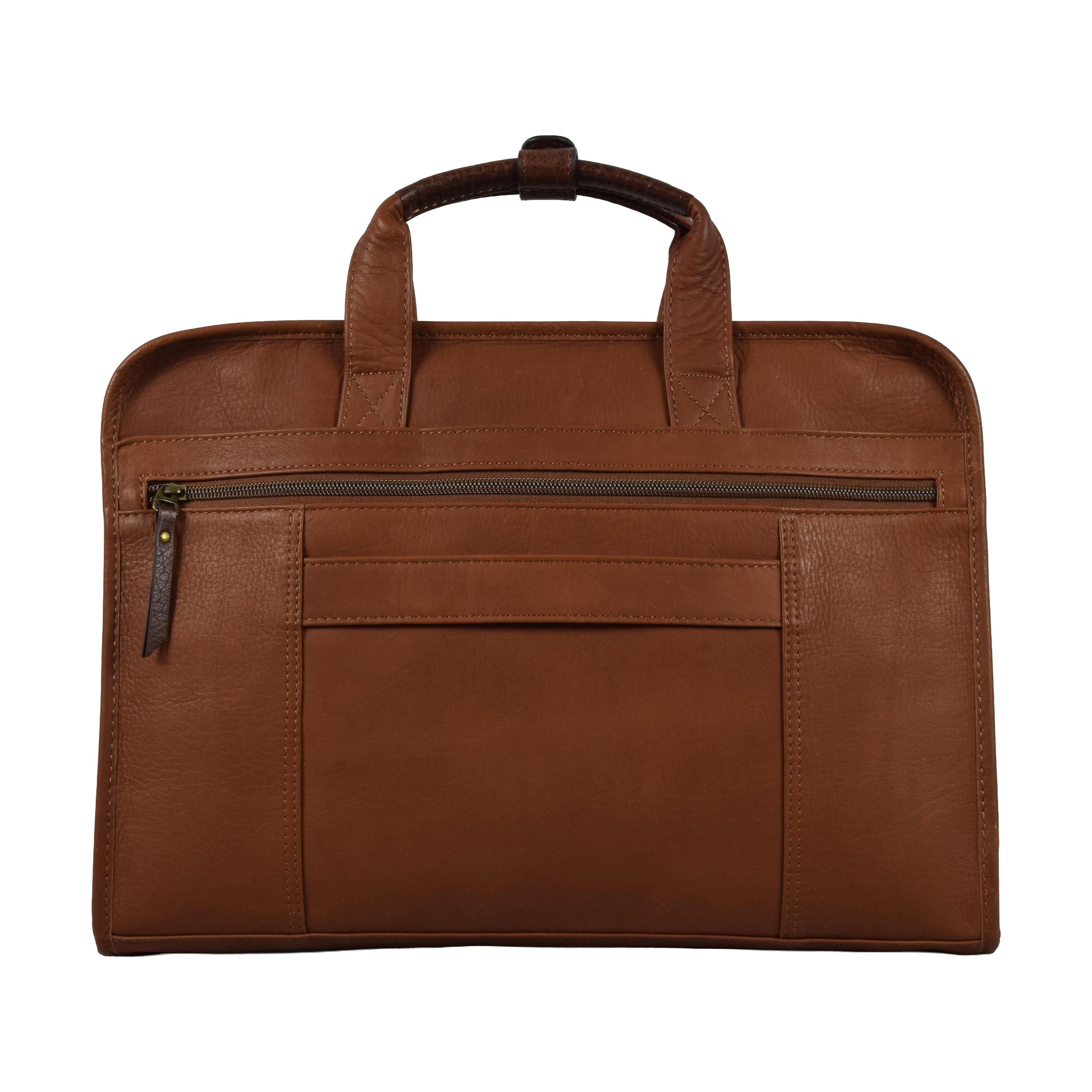 Slim Day Brief, Briefcase | LAND Leather Goods