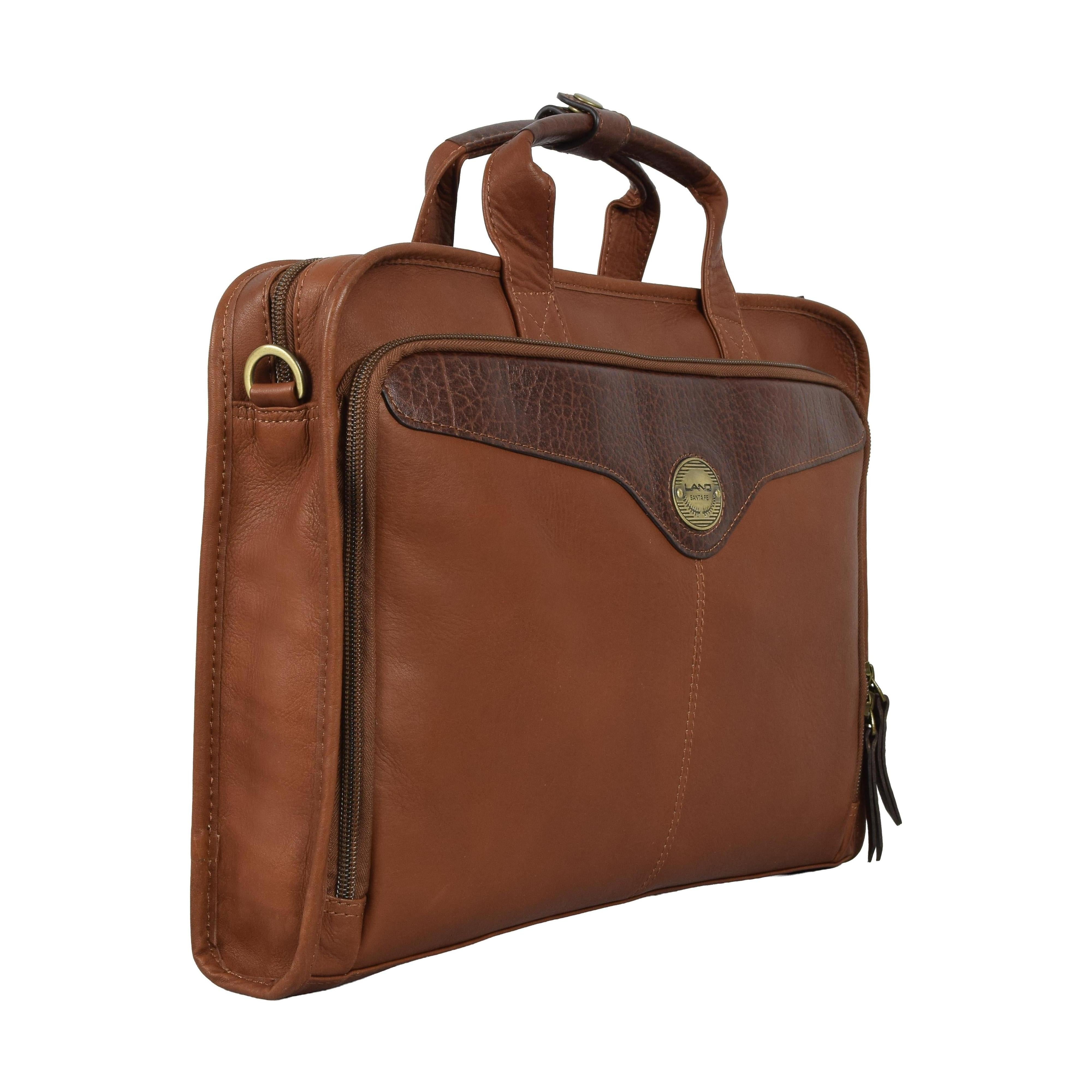 Slim Day Brief, Briefcase | LAND Leather Goods