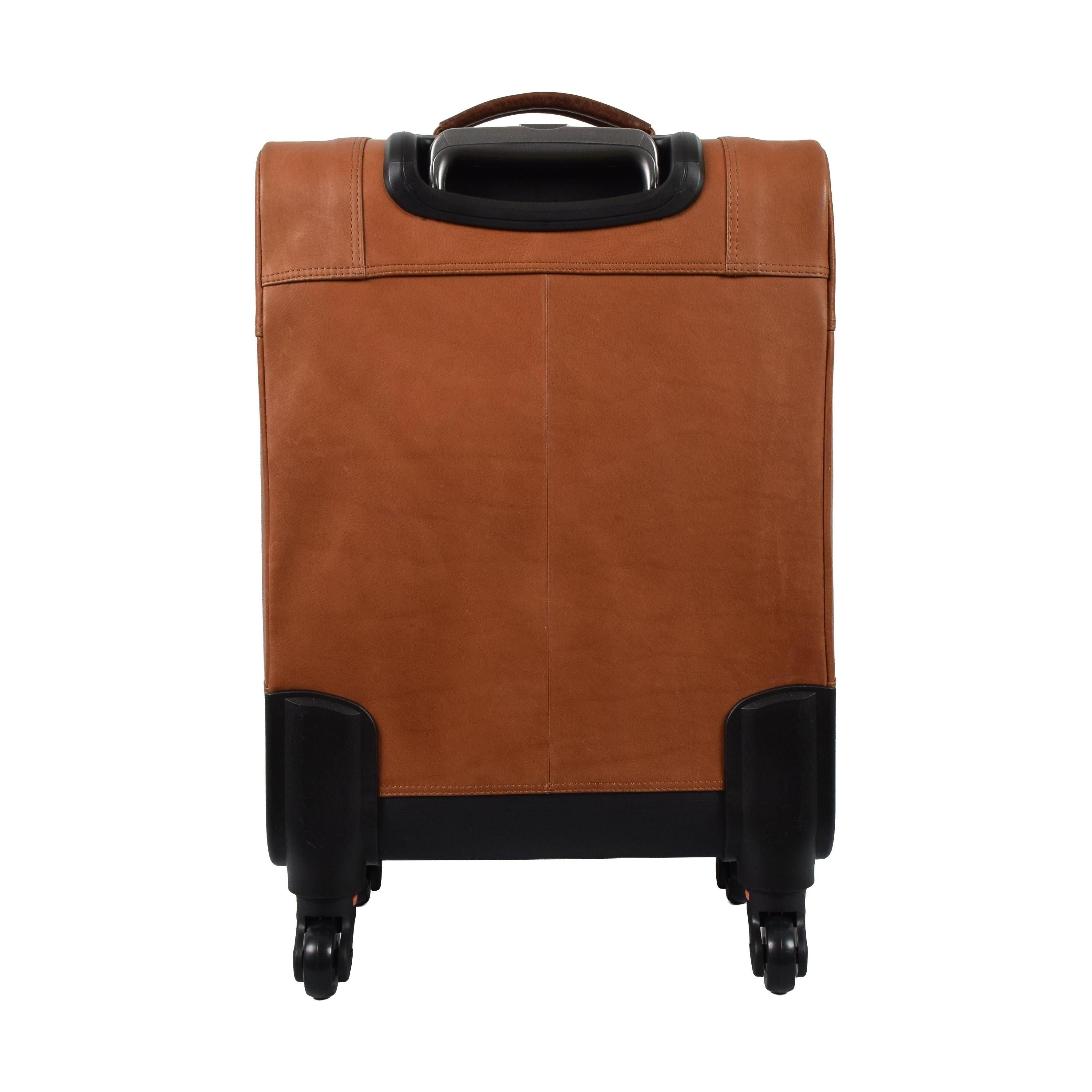 Alfa 22" Spinner Carry On, Carry On Luggage | LAND Leather Goods