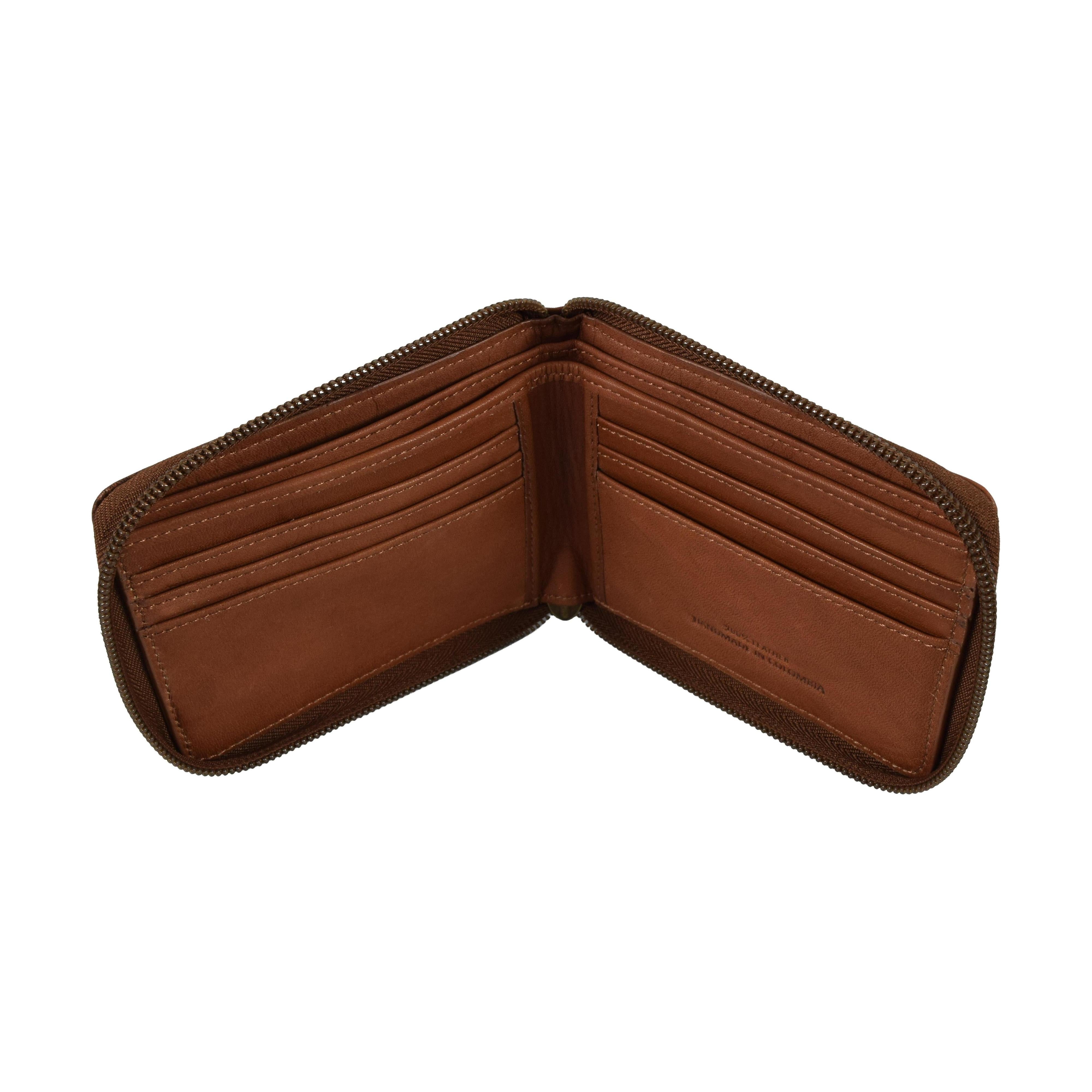Zip Around Wallet, Wallet | LAND Leather Goods