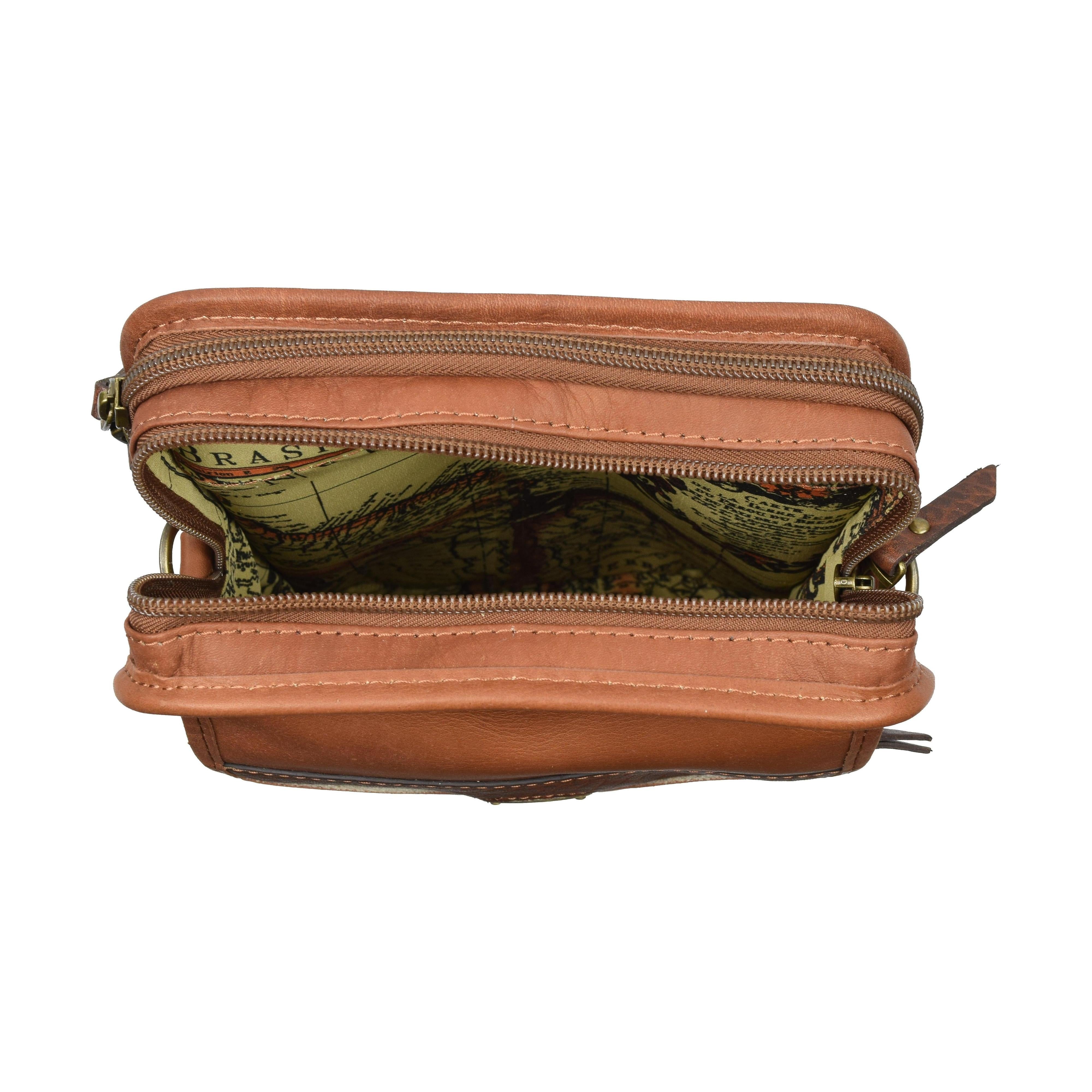 Hybrid Travel Organizer, Crossover Bag | LAND Leather Goods