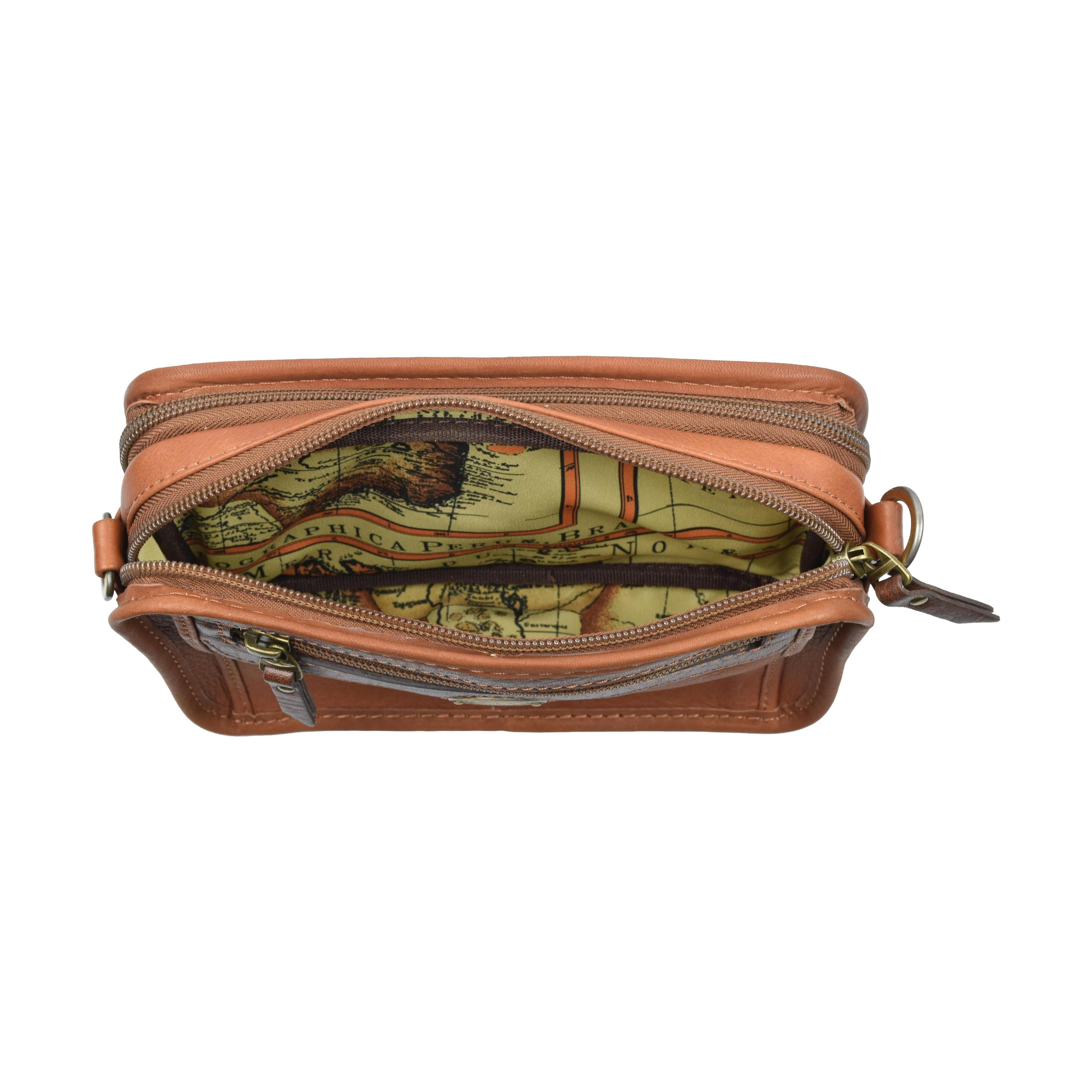 Hybrid Travel Organizer, Crossover Bag | LAND Leather Goods